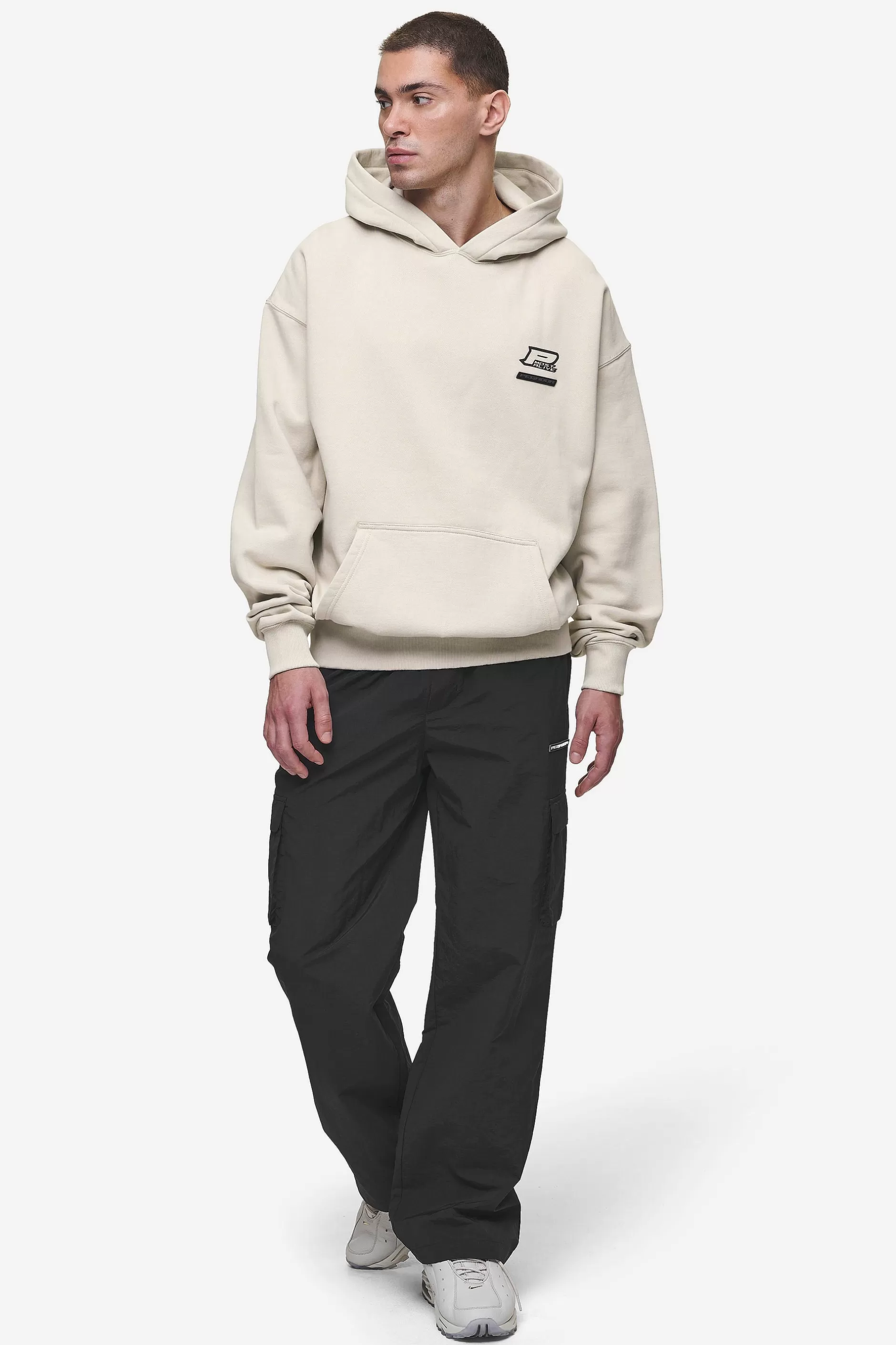 Store Pegador Hawkins Oversized Hoodie Washed Light Beige