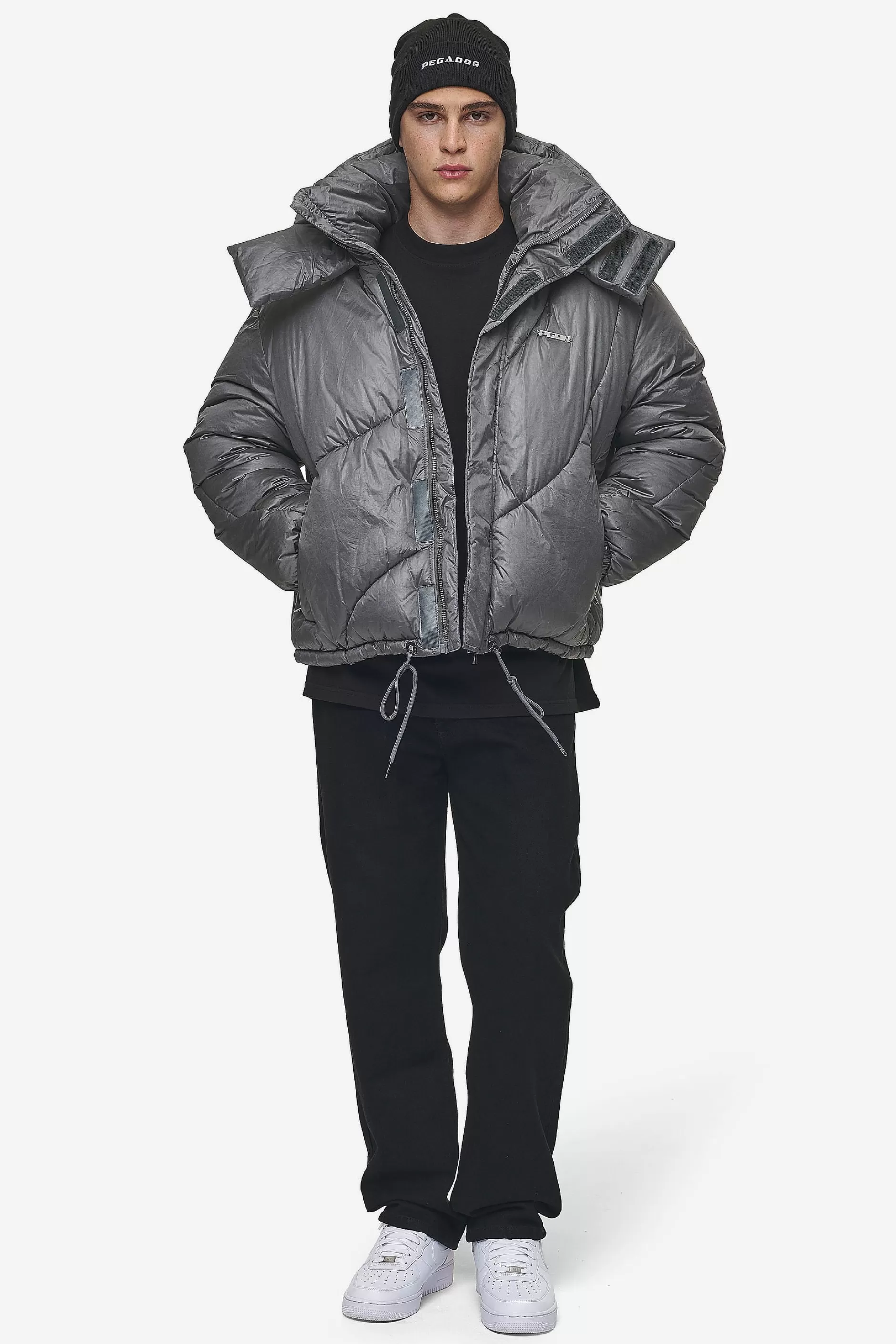 Cheap Pegador Henry Vintage Oversized Puffer Jacket Anthracite