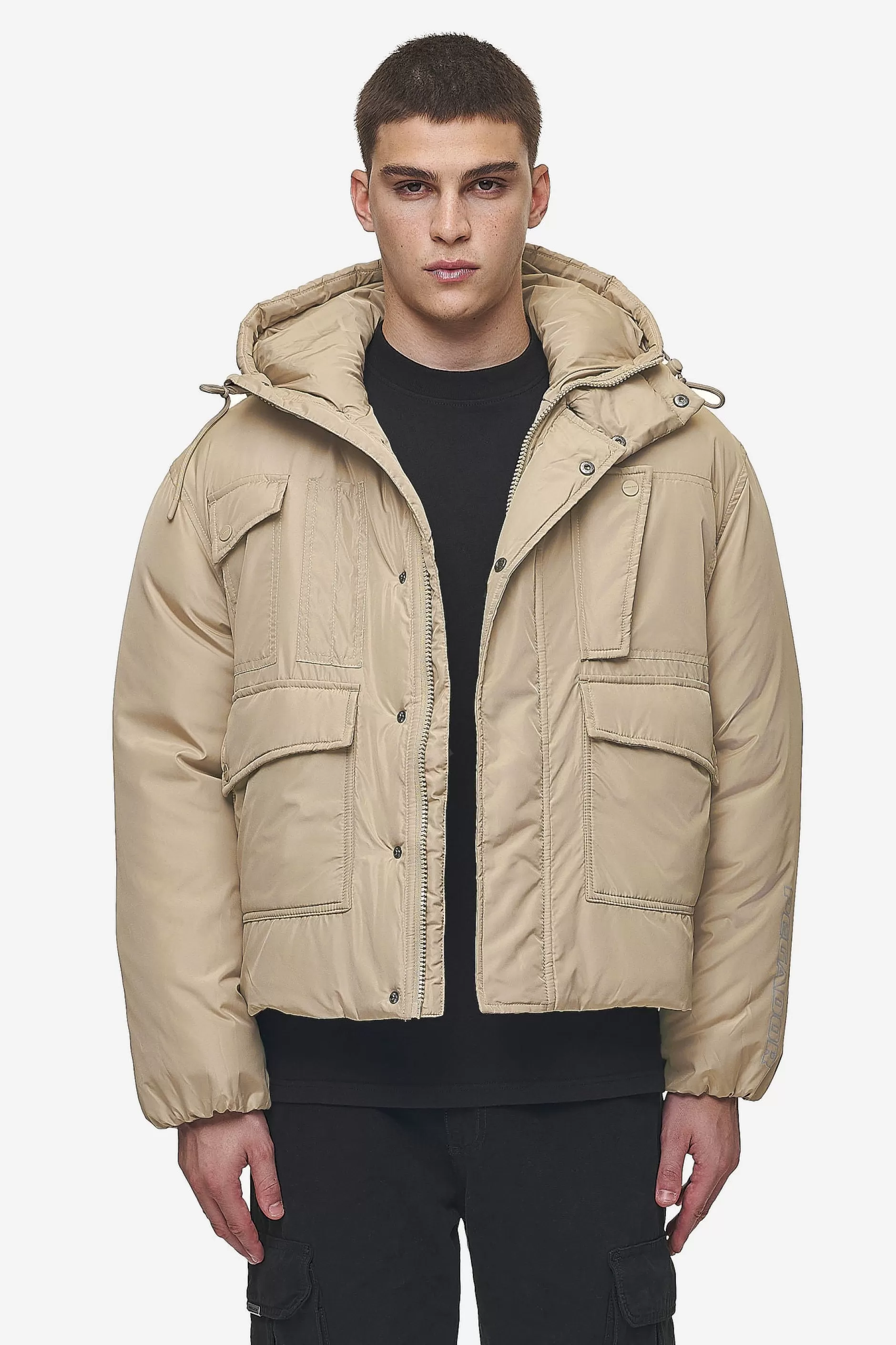 Cheap Pegador Jean Utility Puffer Jacket Sand