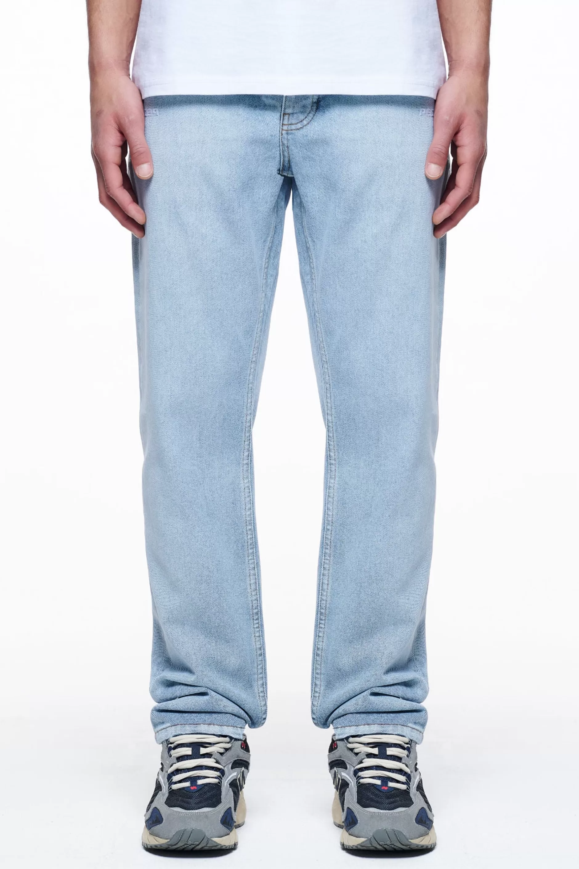 Flash Sale Pegador Kelton Straight Jeans Washed Light Blue