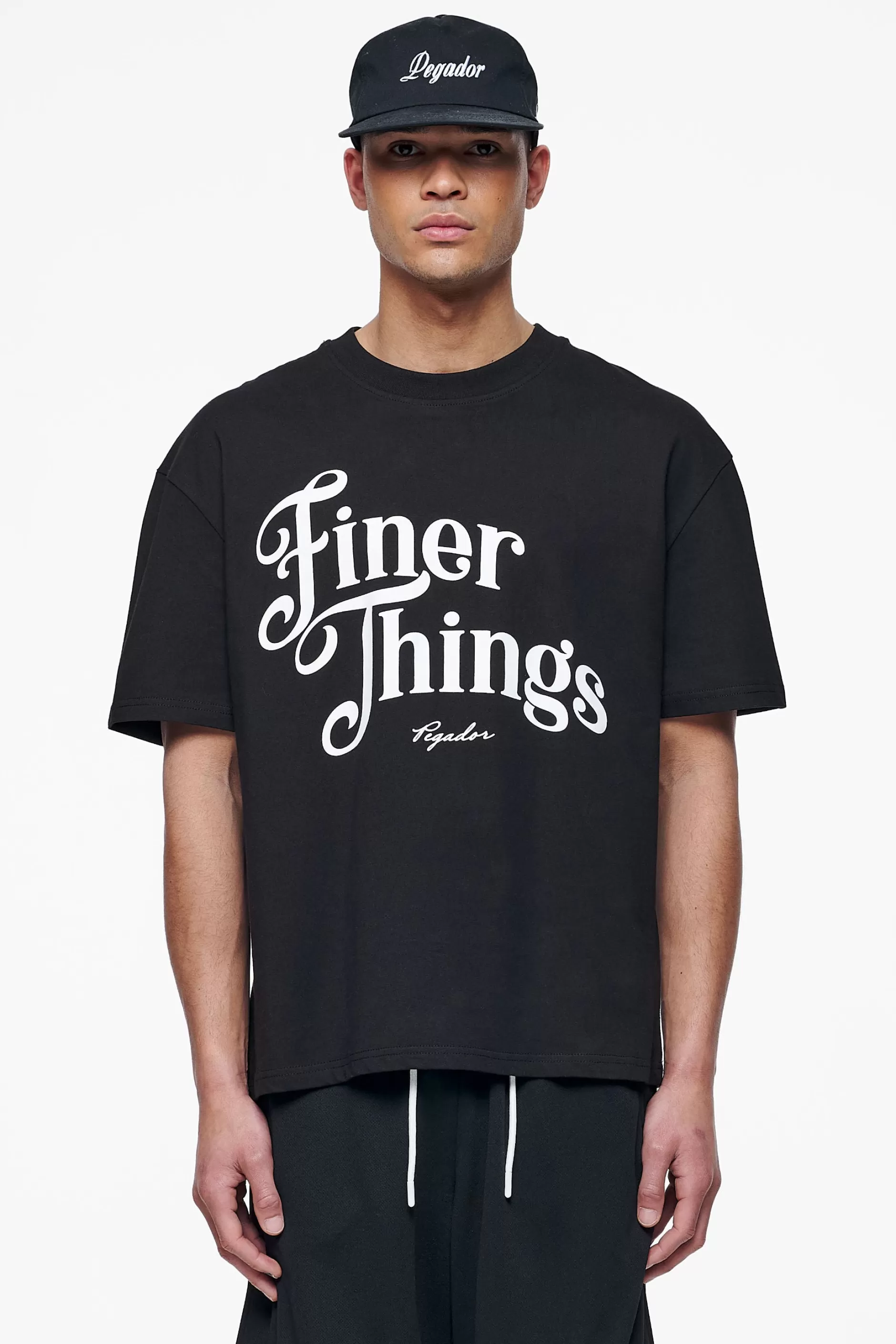 Sale Pegador Kirk Oversized Tee Black