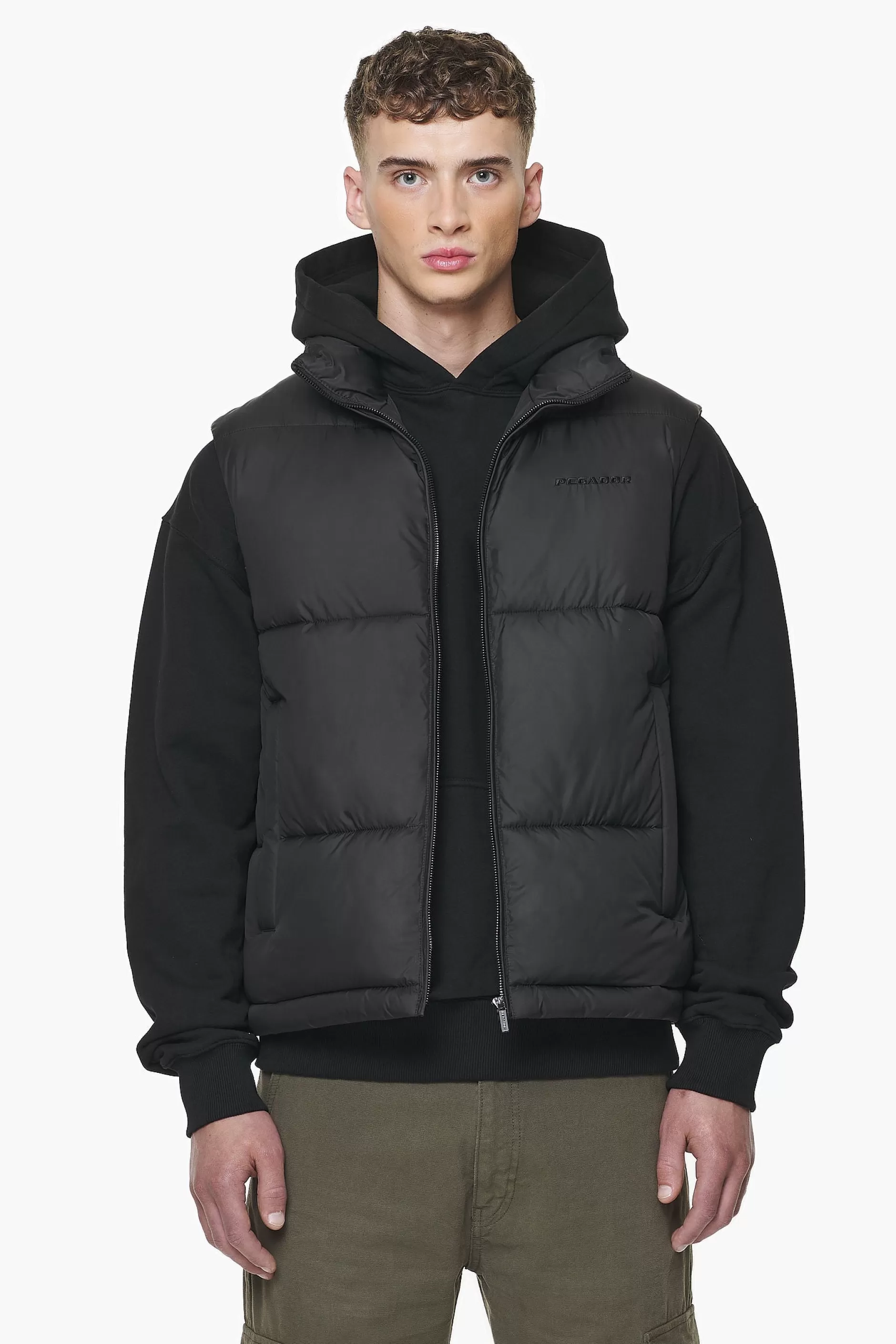 Hot Pegador Landin Puffer Vest Black