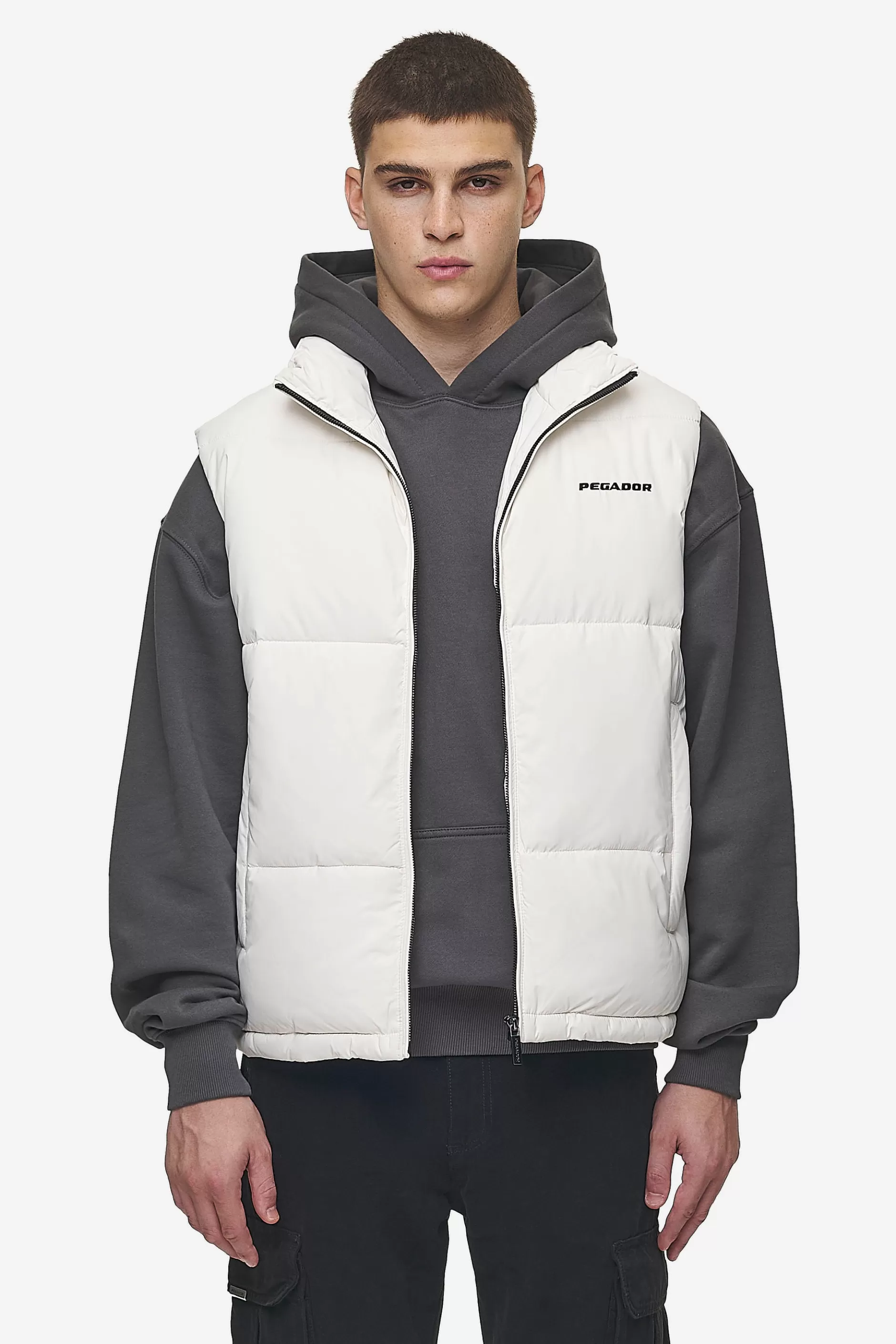 Online Pegador Landin Puffer Vest Bone White