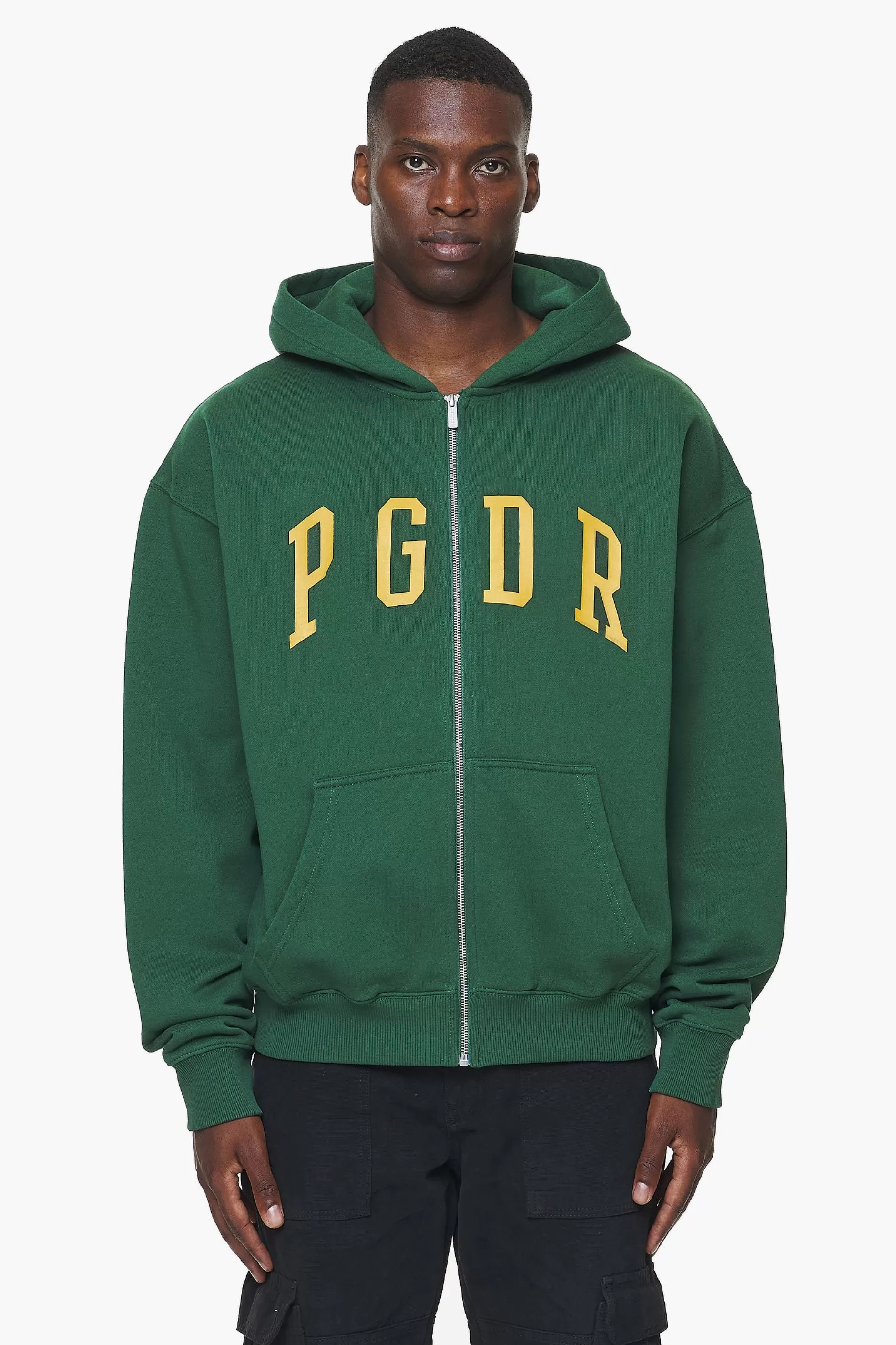 Best Sale Pegador Layton Oversized Sweat Jacket Vintage Washed British Green