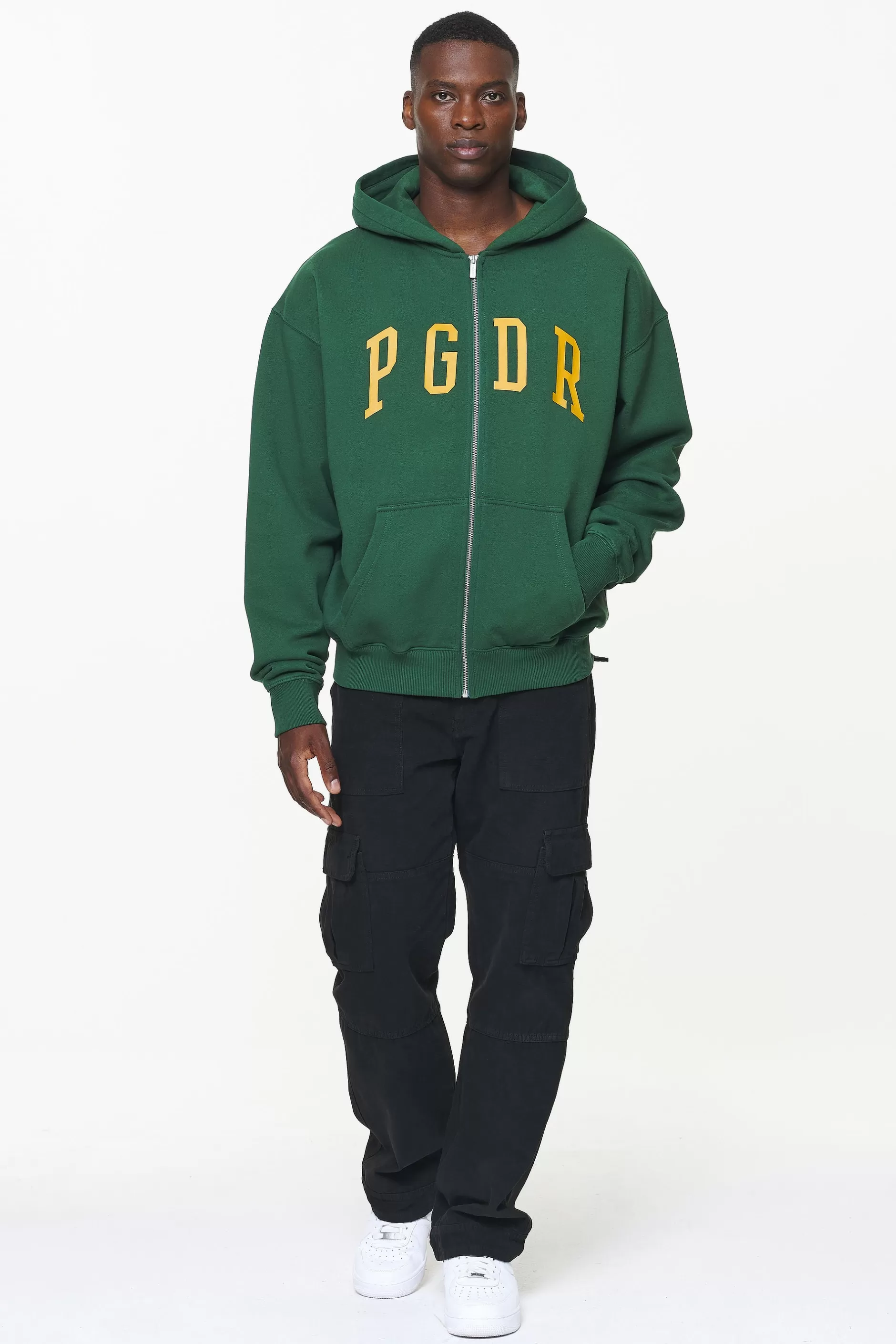 Best Sale Pegador Layton Oversized Sweat Jacket Vintage Washed British Green