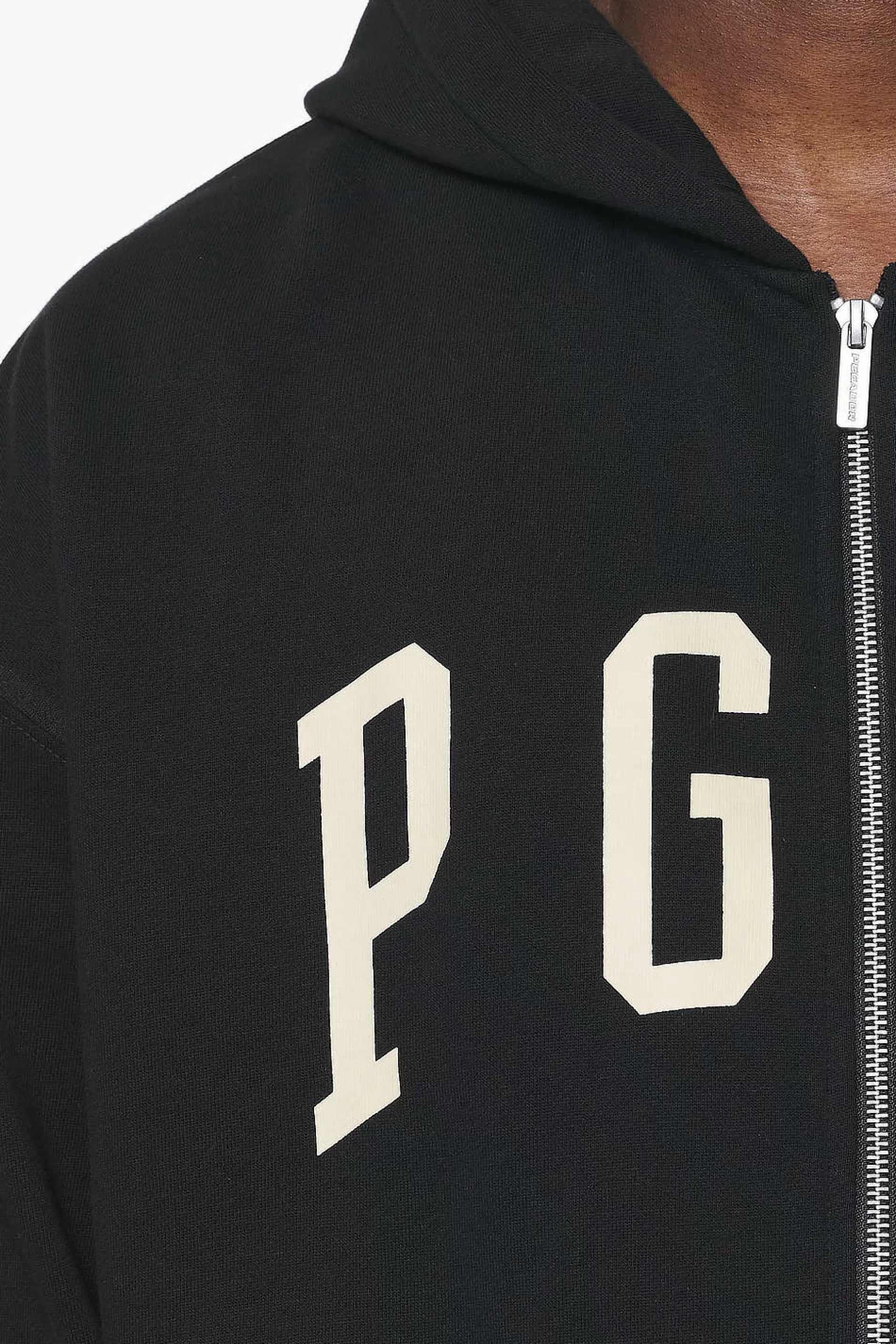 Fashion Pegador Layton Oversized Sweat Jacket Vintage Washed Onyx Black