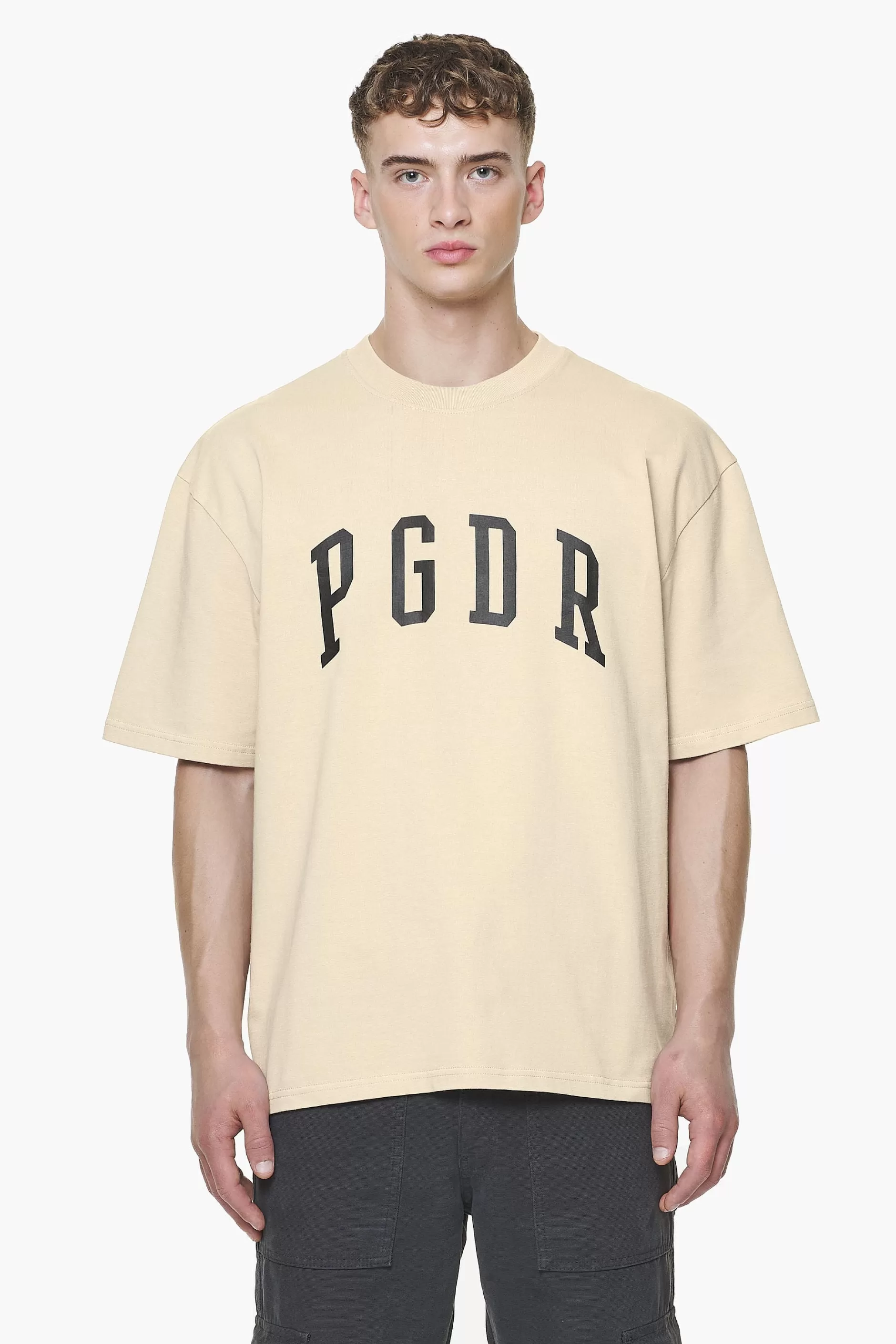 Sale Pegador Layton Oversized Tee Vintage Washed Kingdom Beige