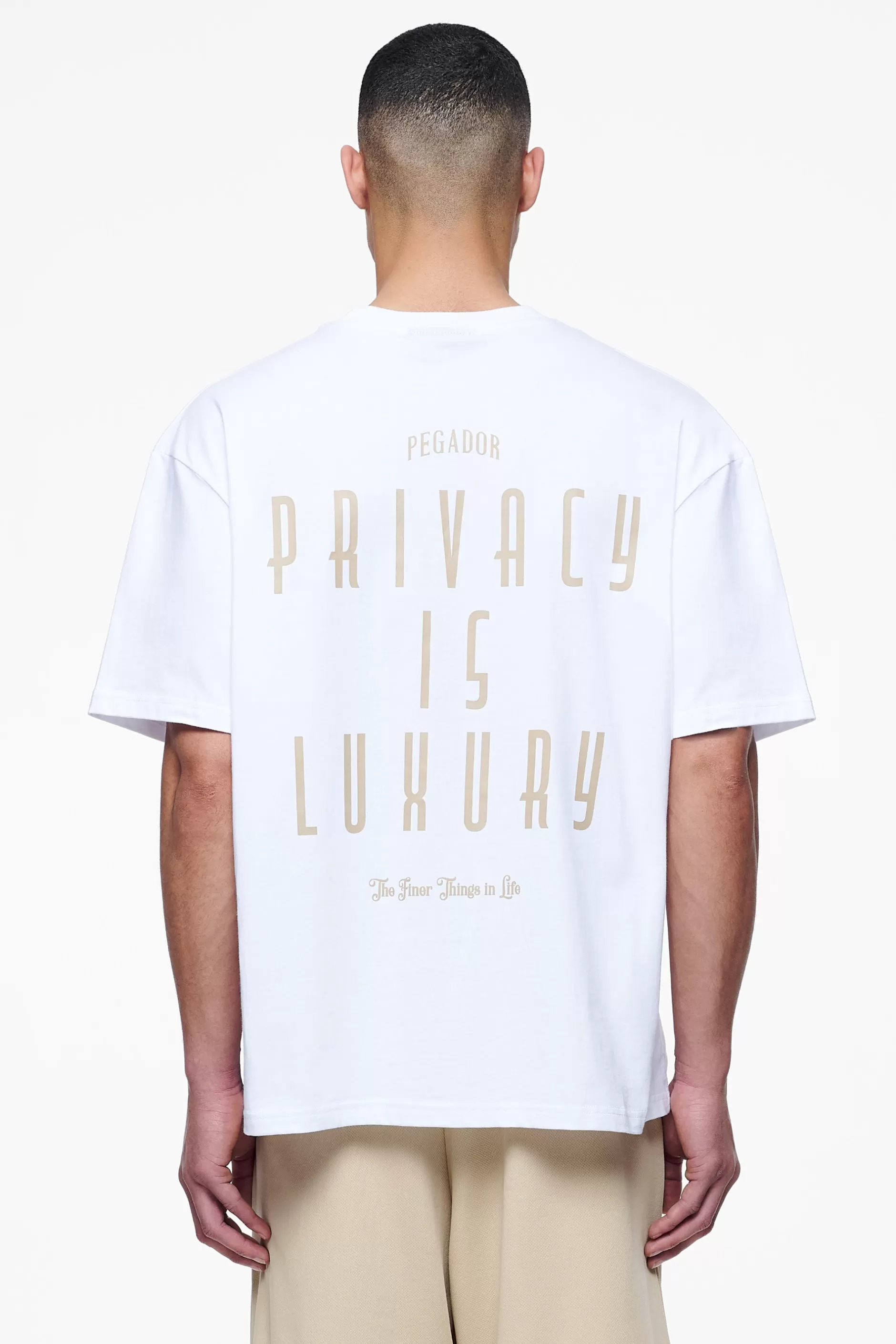 Outlet Pegador Leander Oversized Tee White