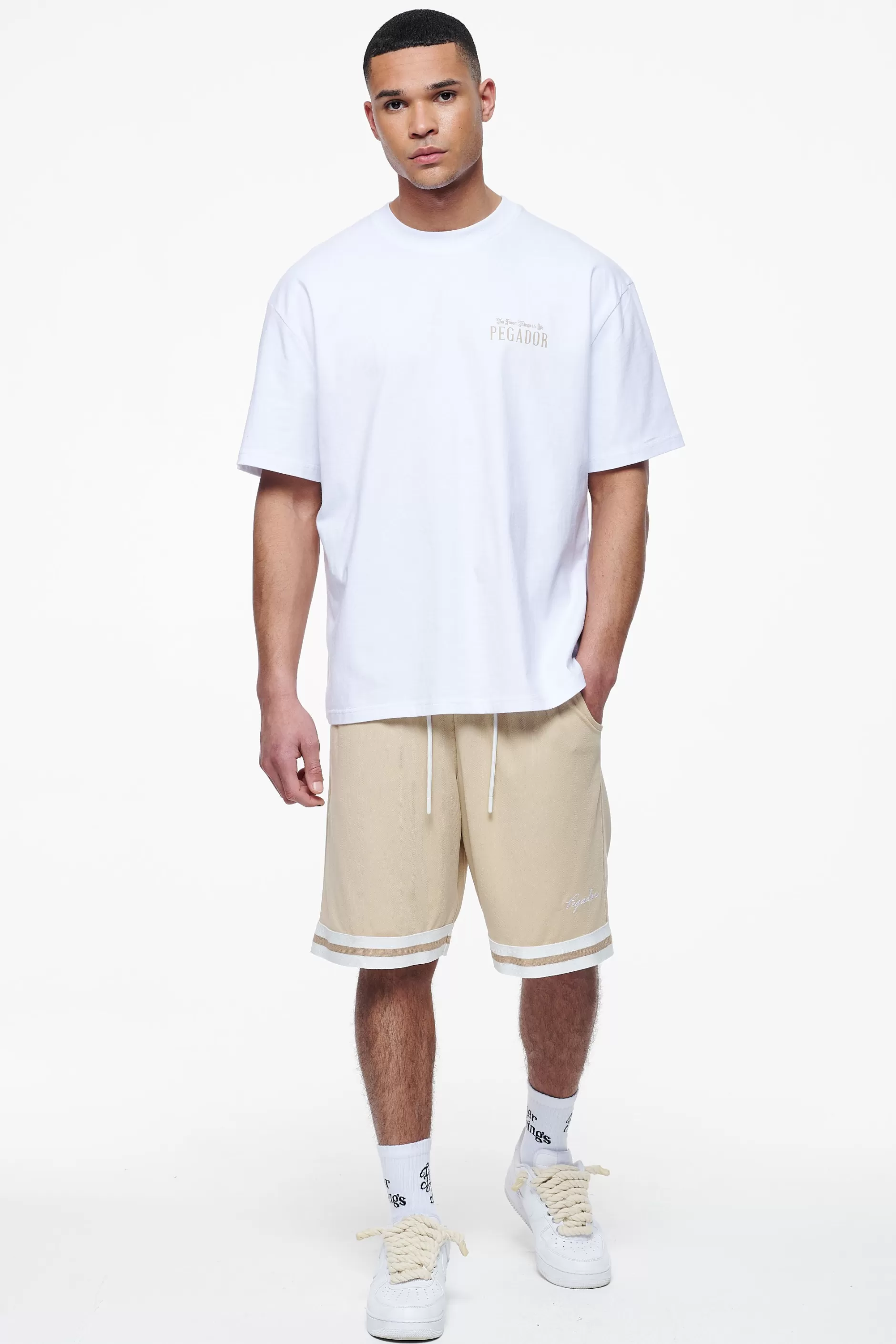 Outlet Pegador Leander Oversized Tee White