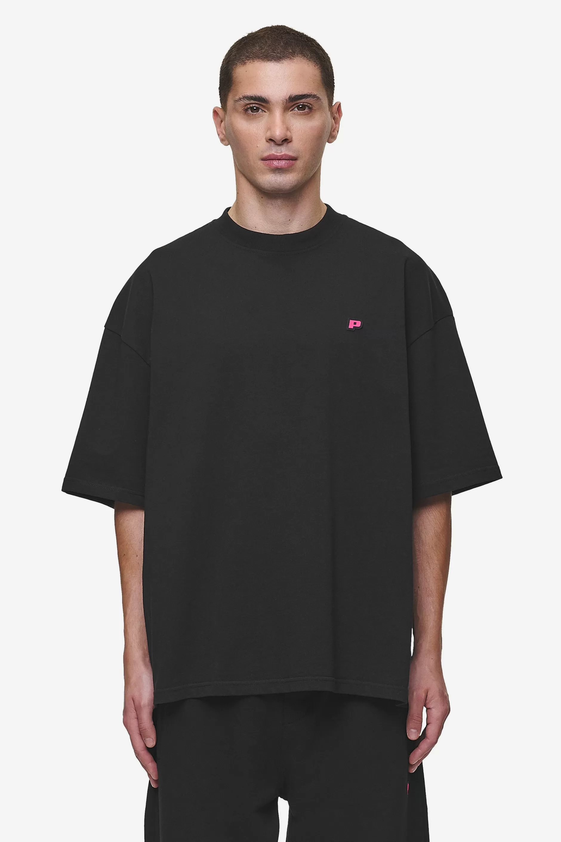 Best Sale Pegador Leono Boxy Tee Washed Black Virtual Pink Gum