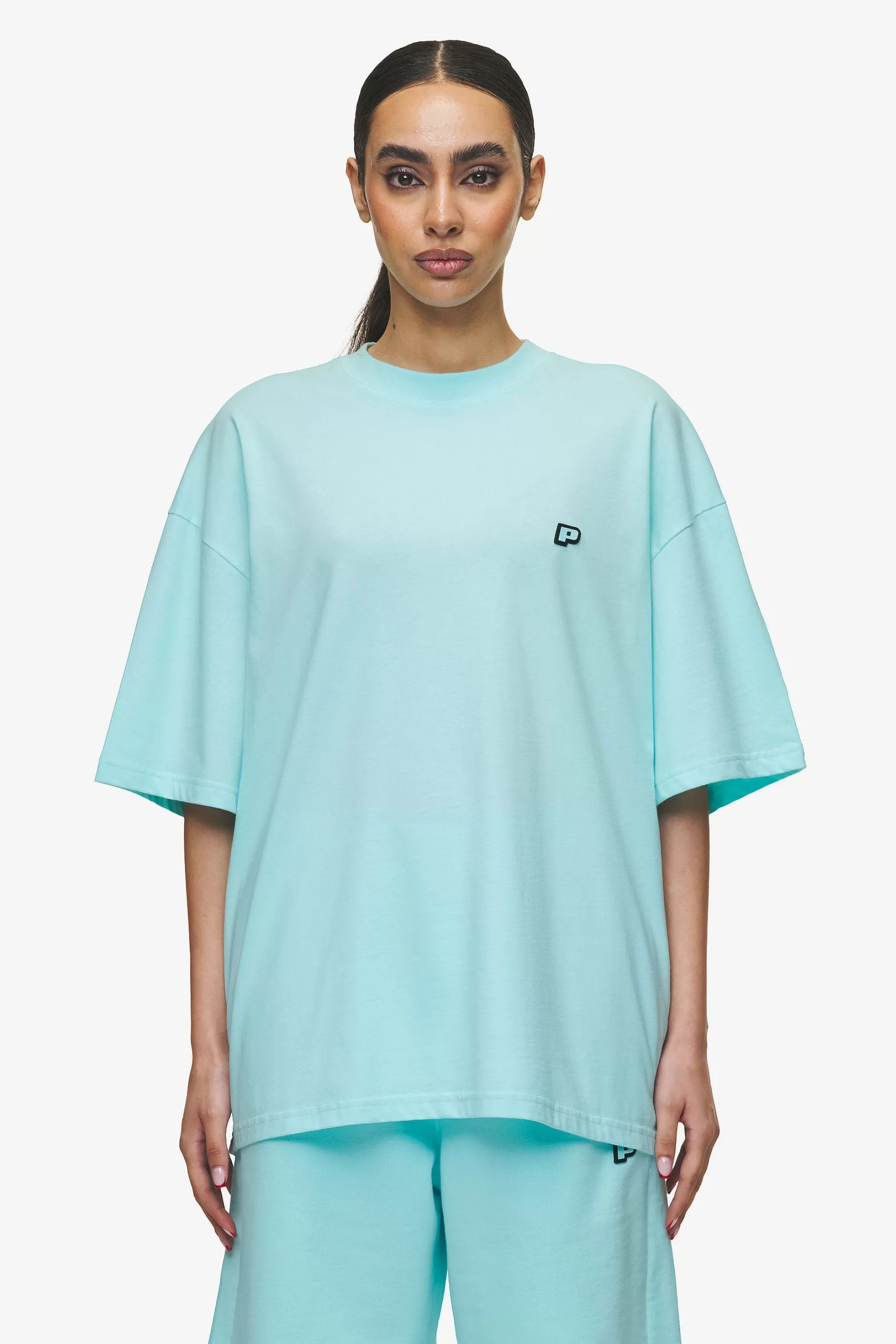 Best Pegador Leono Boxy Tee Sky Blue Gum Washed sky blue