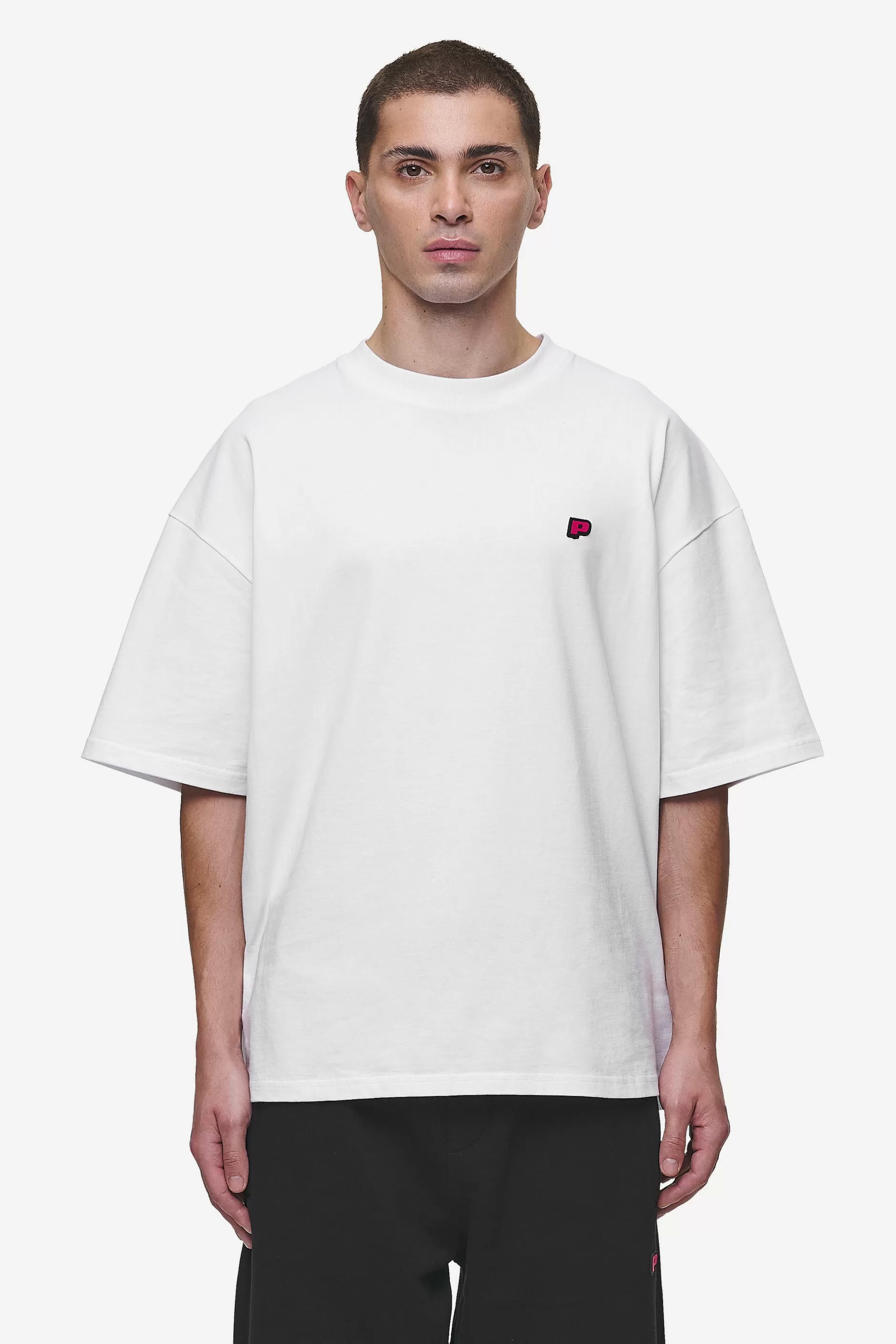 Discount Pegador Leono Boxy Tee White Virtual Pink Gum