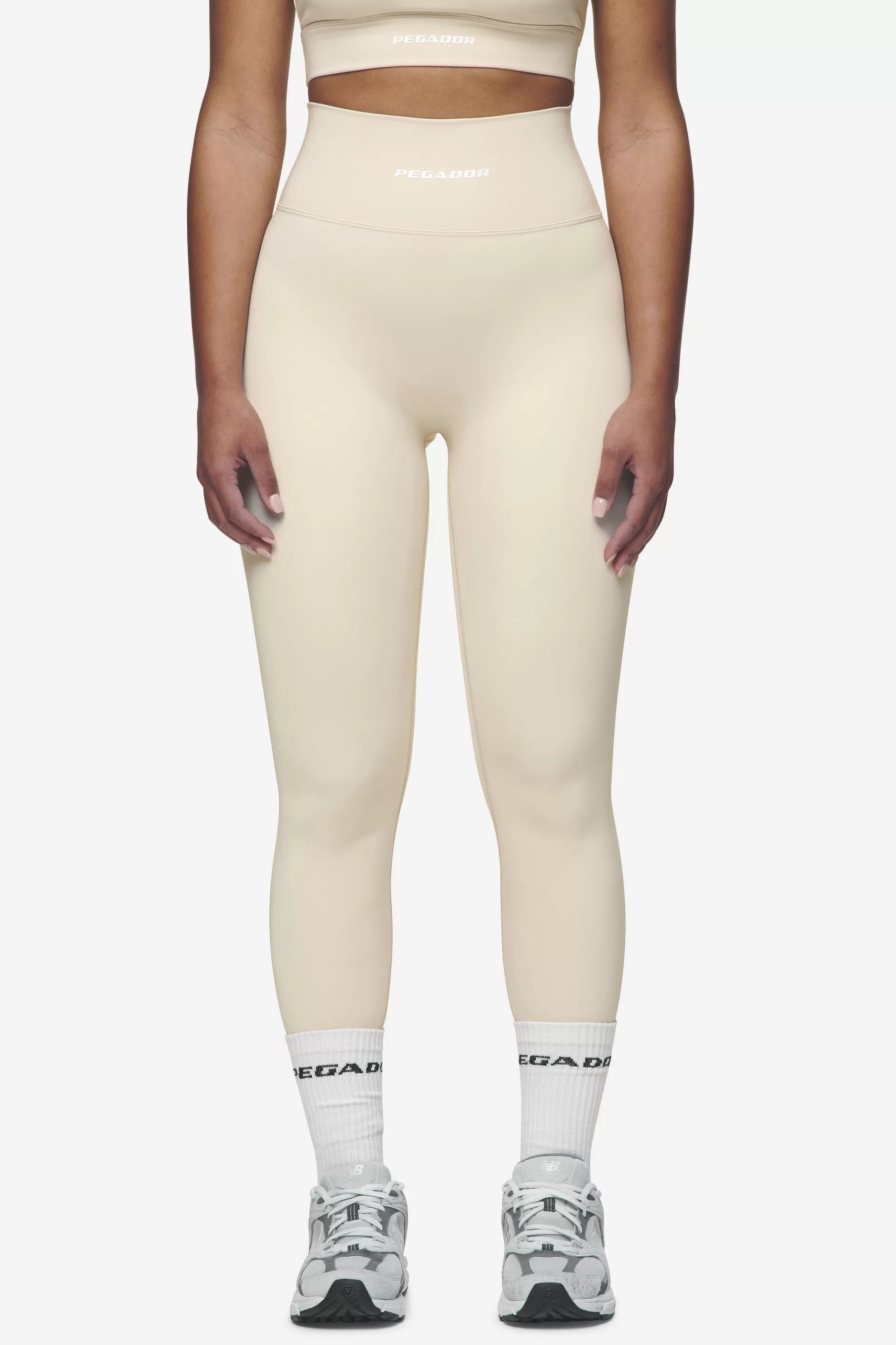 Sale Pegador Leya Leggings White Coast sand