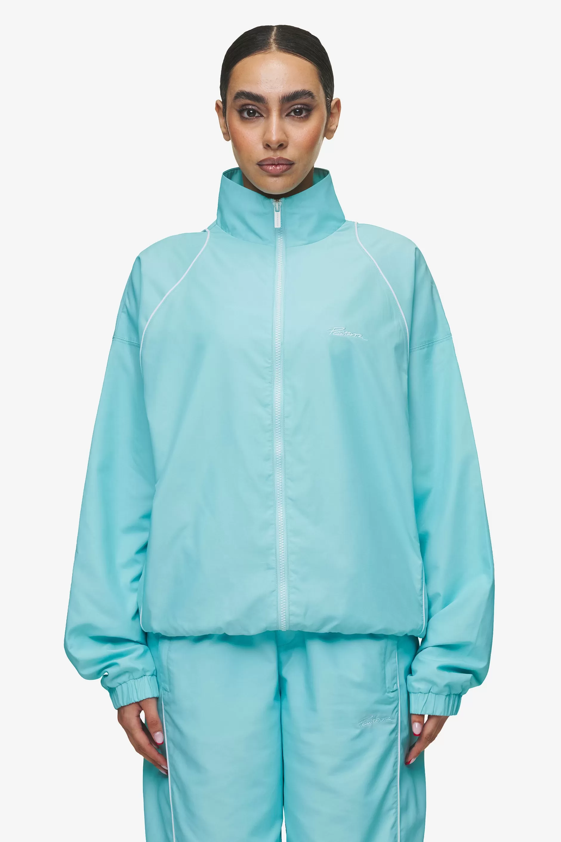 Best Pegador Lincoln Boxy Track Jacket Sky Blue