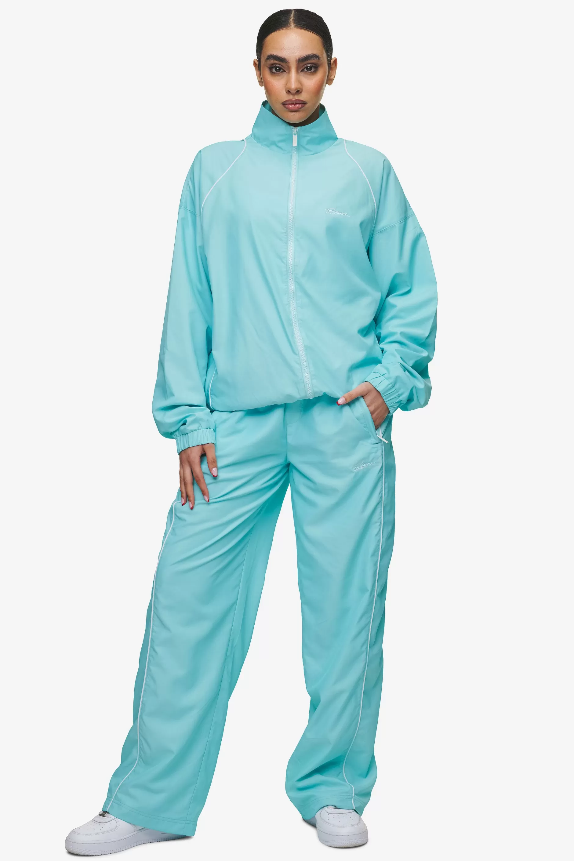 Best Pegador Lincoln Boxy Track Jacket Sky Blue