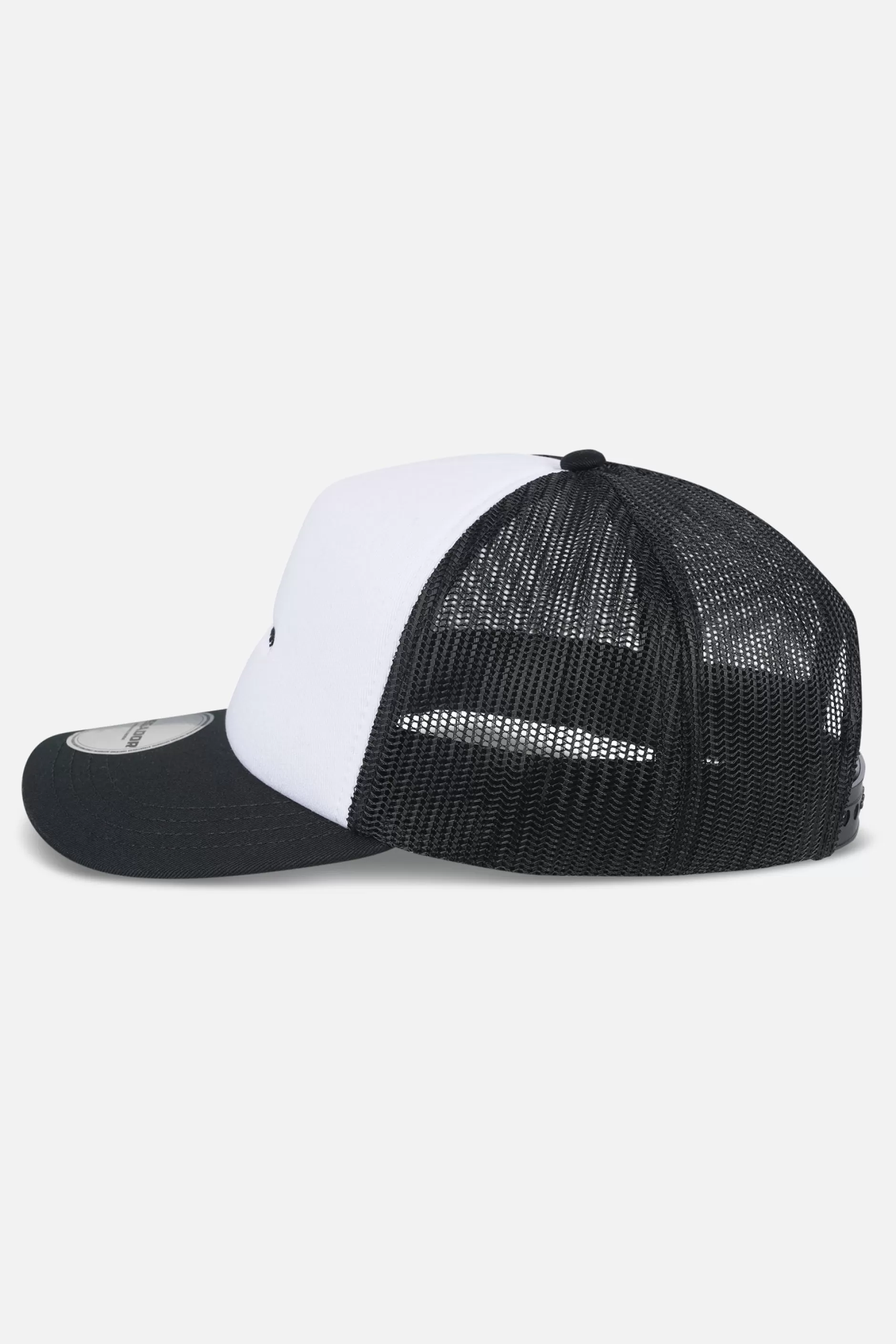 Best Sale Pegador Logo Baseball Trucker Cap White Black