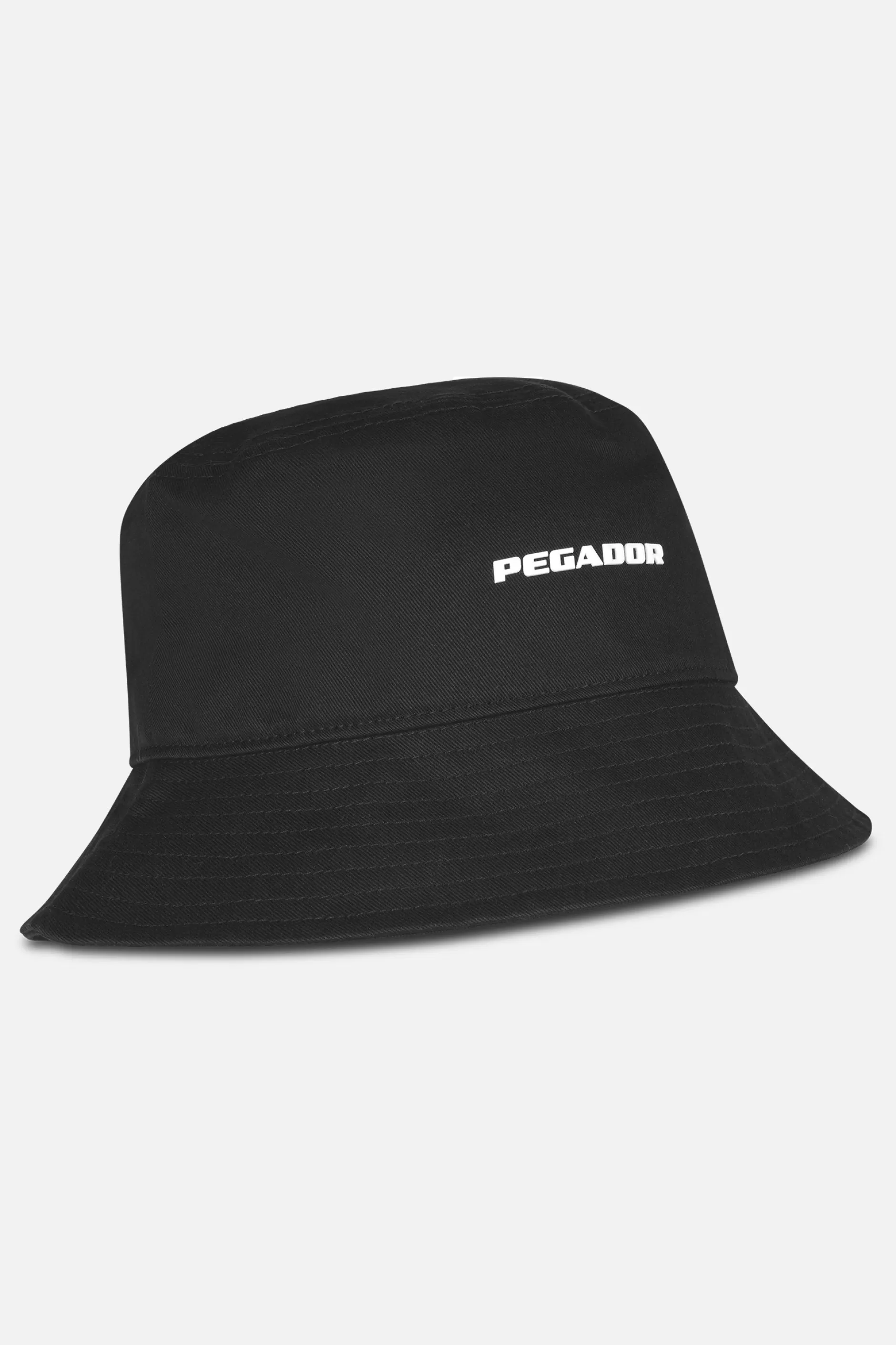 Flash Sale Pegador Logo Bucket Hat Black White