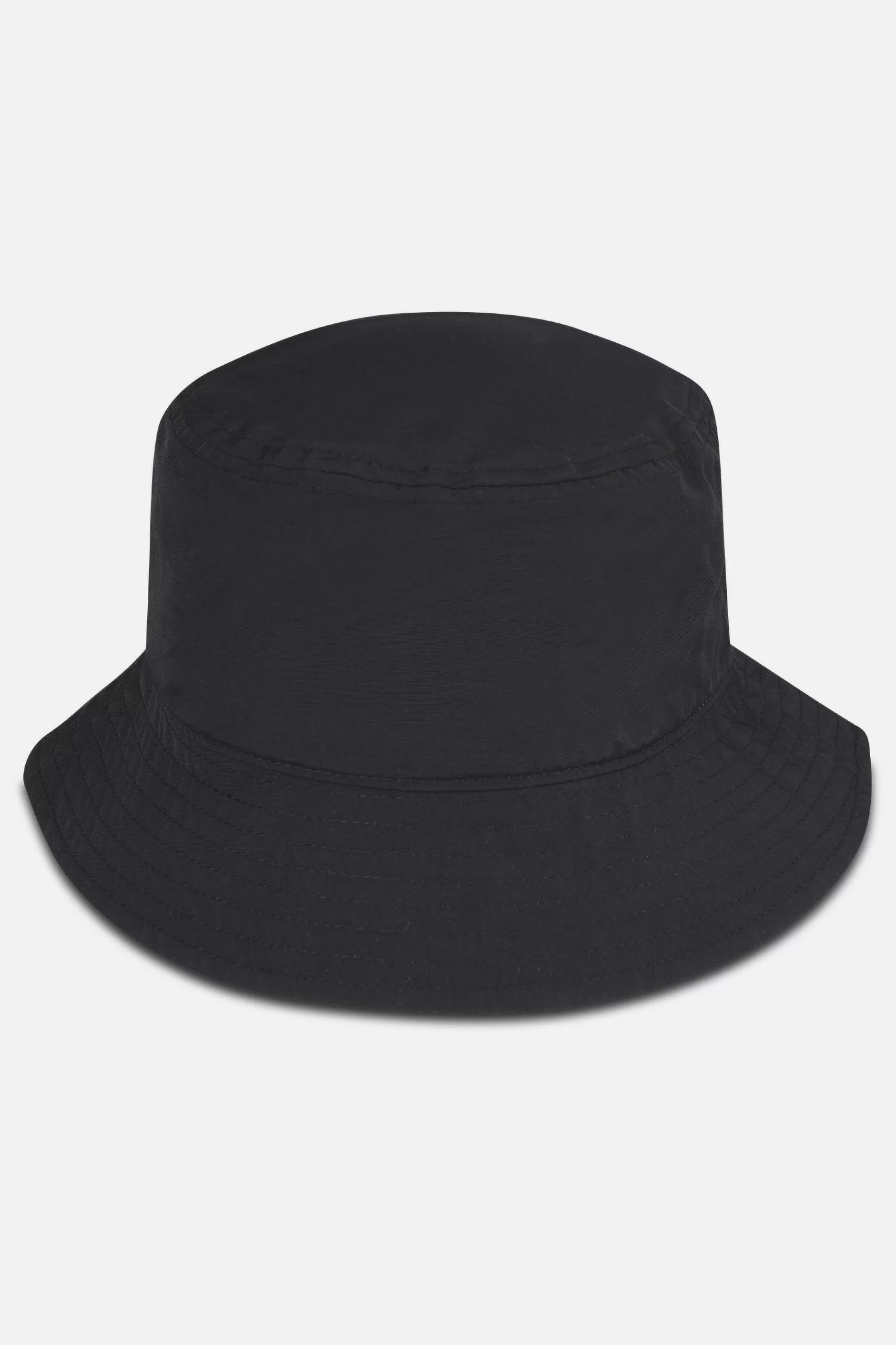 Sale Pegador Logo Crushed Nylon Bucket Hat Black