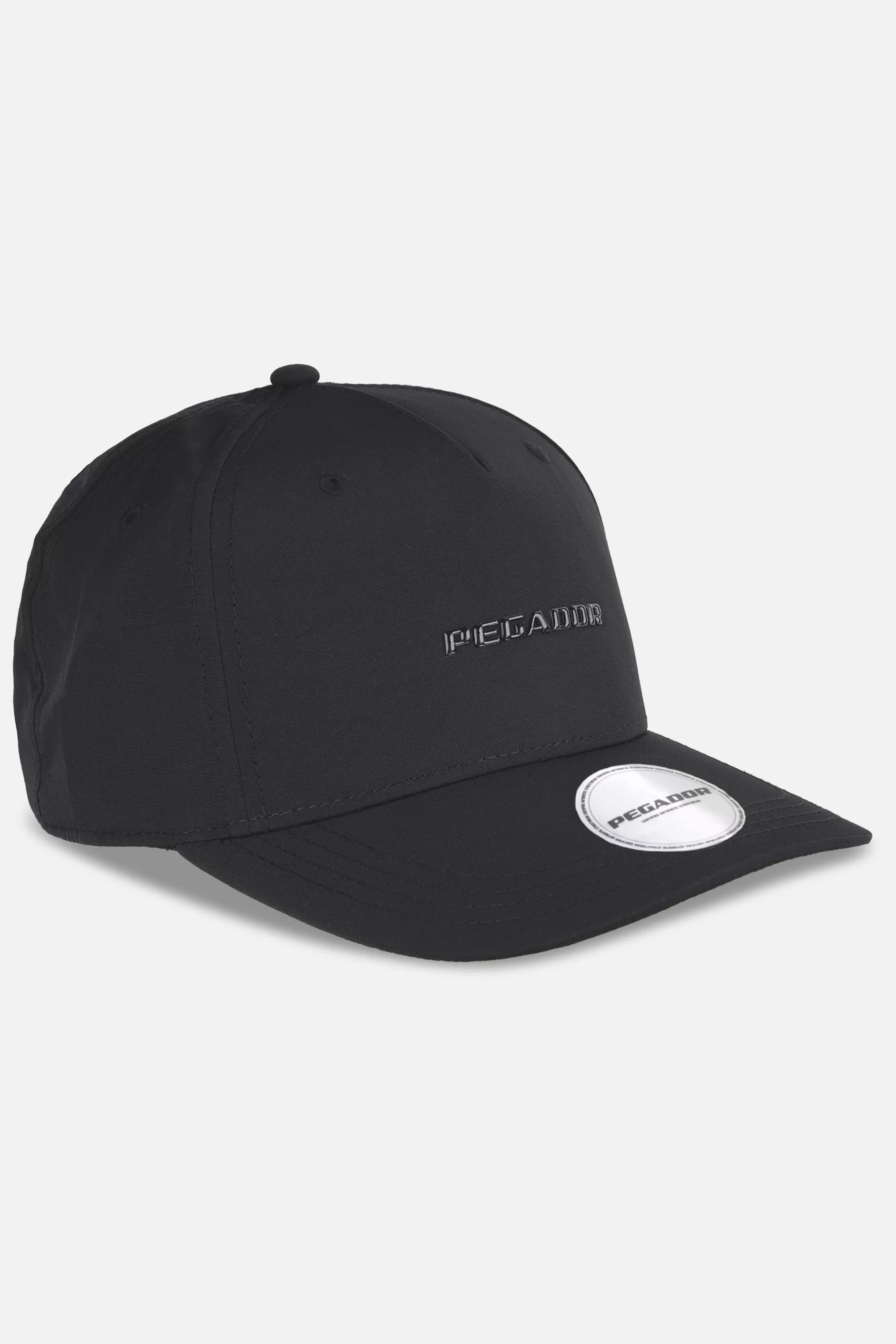 New Pegador Logo Crushed Nylon Cap Black