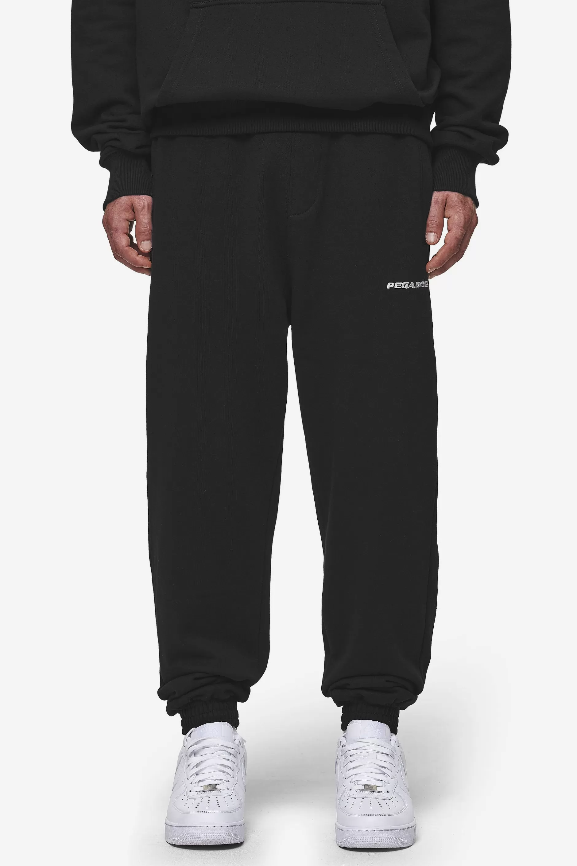 Shop Pegador Logo Heavy Sweat Jogger Washed Black