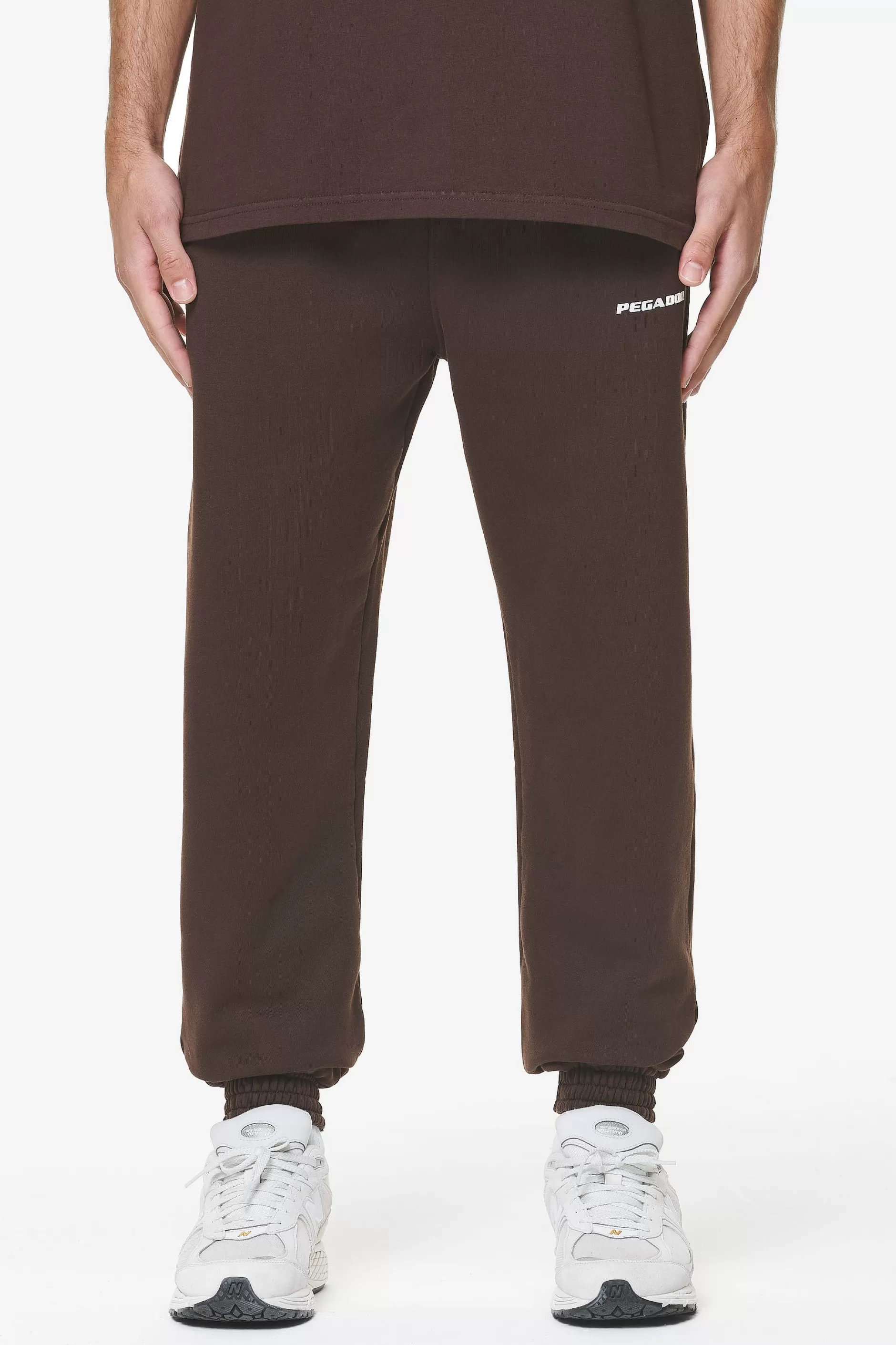 Cheap Pegador Logo Heavy Sweat Jogger Gum Washed oak brown