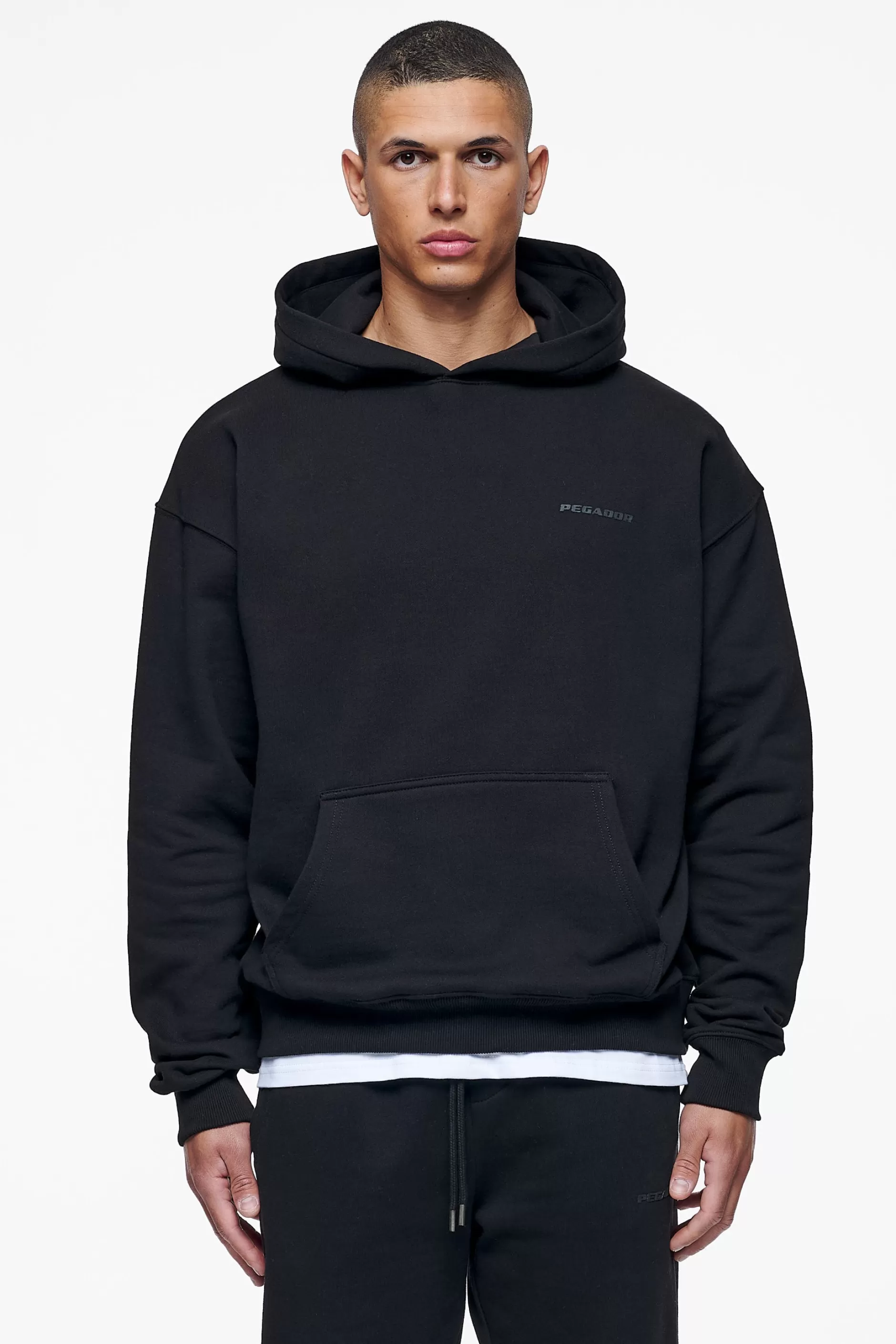 Sale Pegador Logo Oversized Hoodie Gum Black