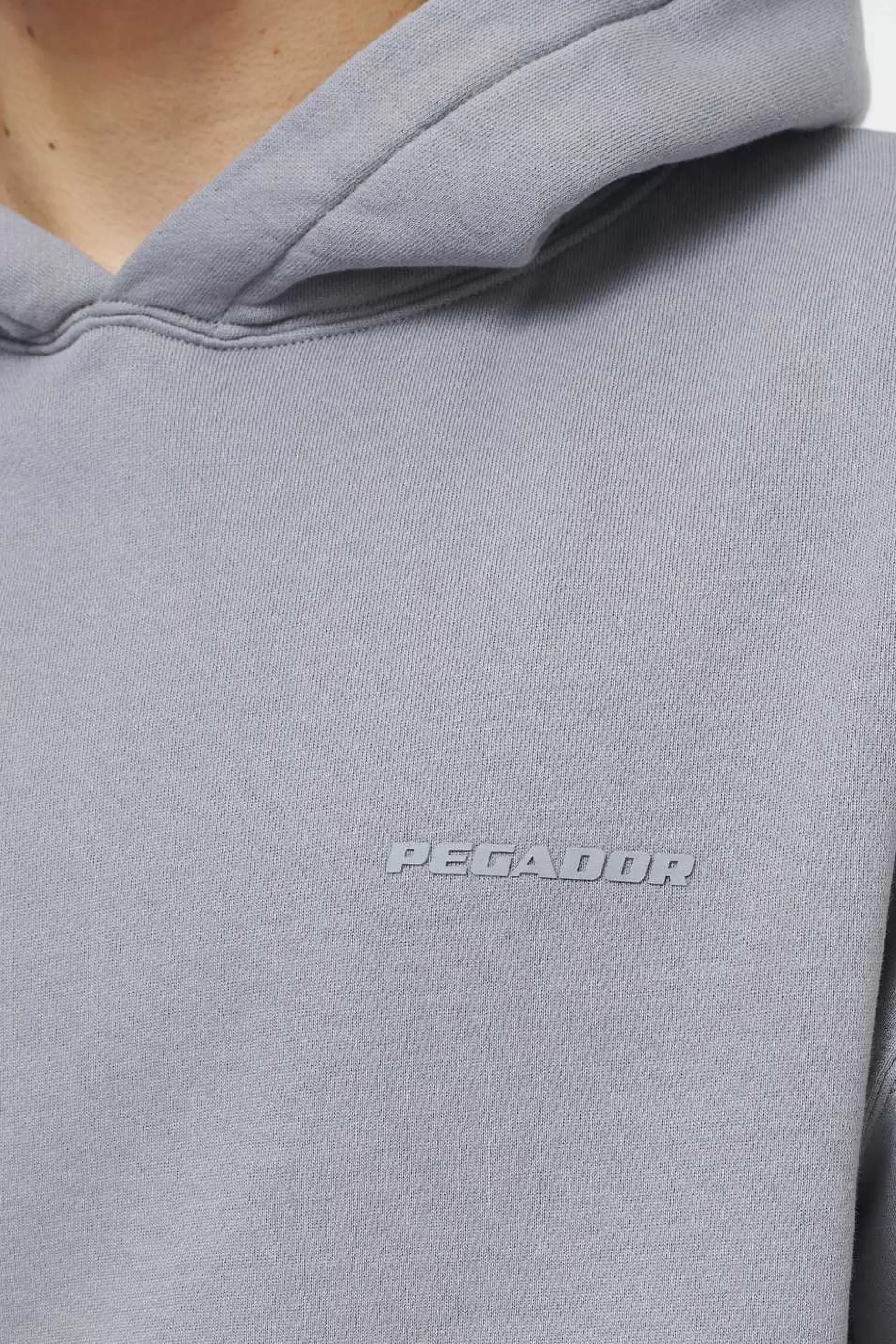 Flash Sale Pegador Logo Oversized Hoodie Gum Vintage washed dusk grey