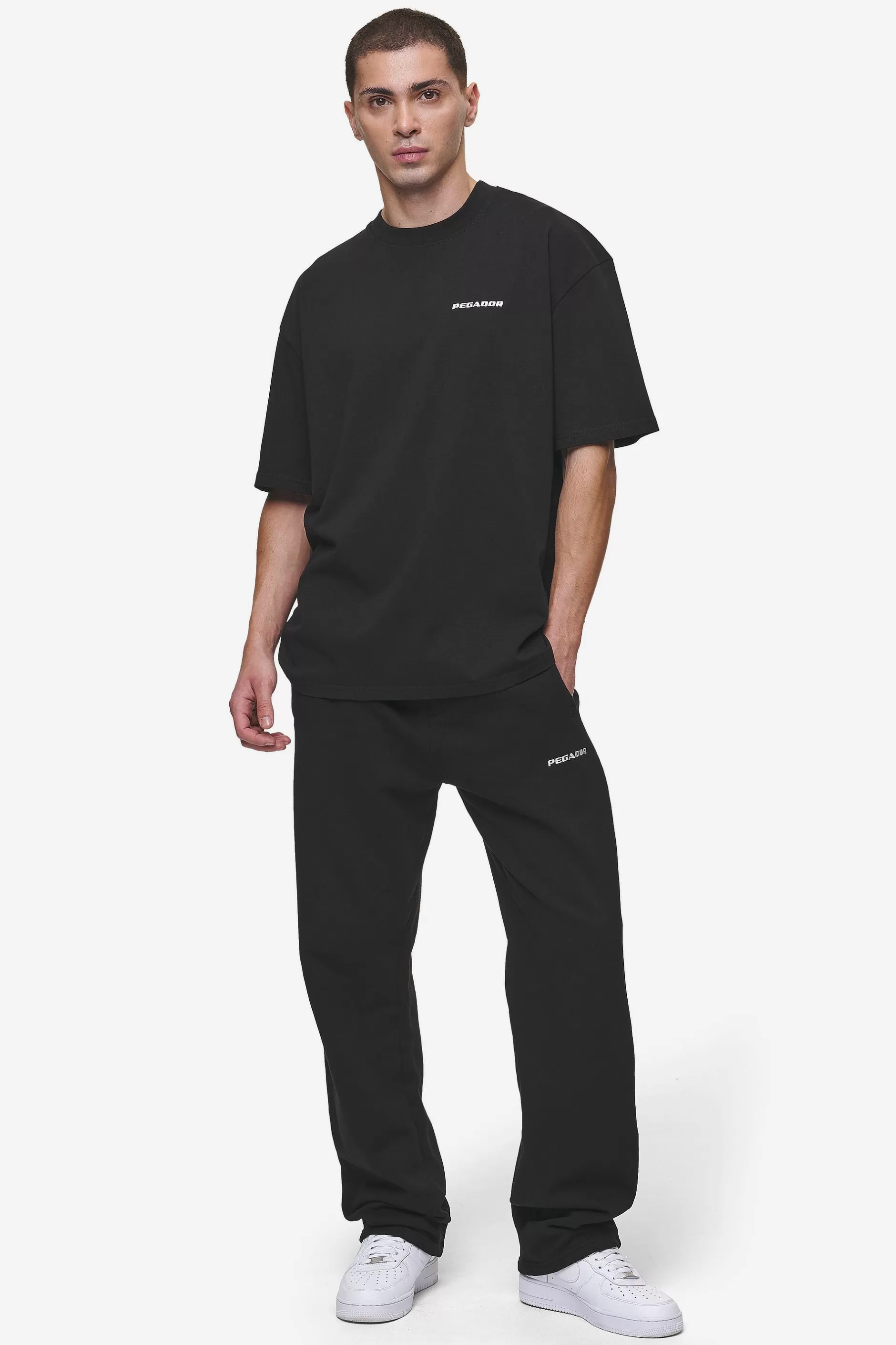 Fashion Pegador Logo Oversized Tee Washed Black