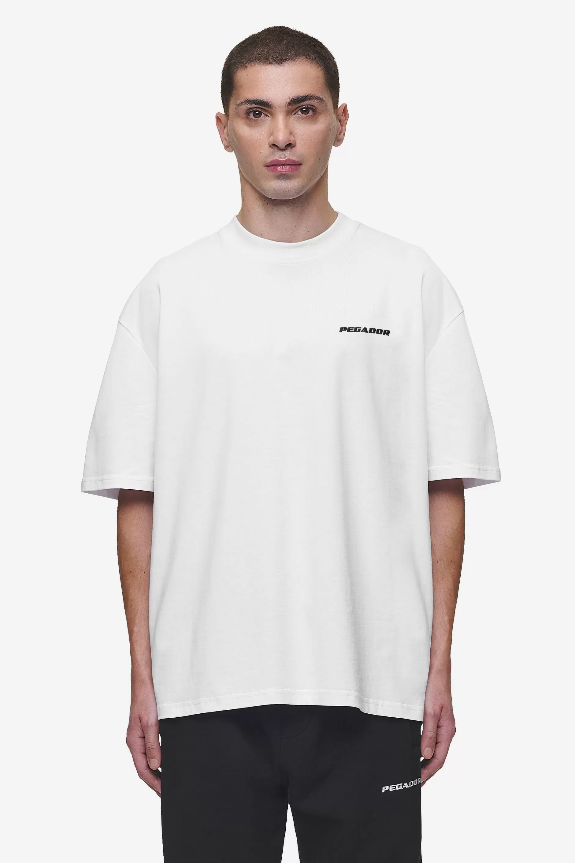 Cheap Pegador Logo Oversized Tee White