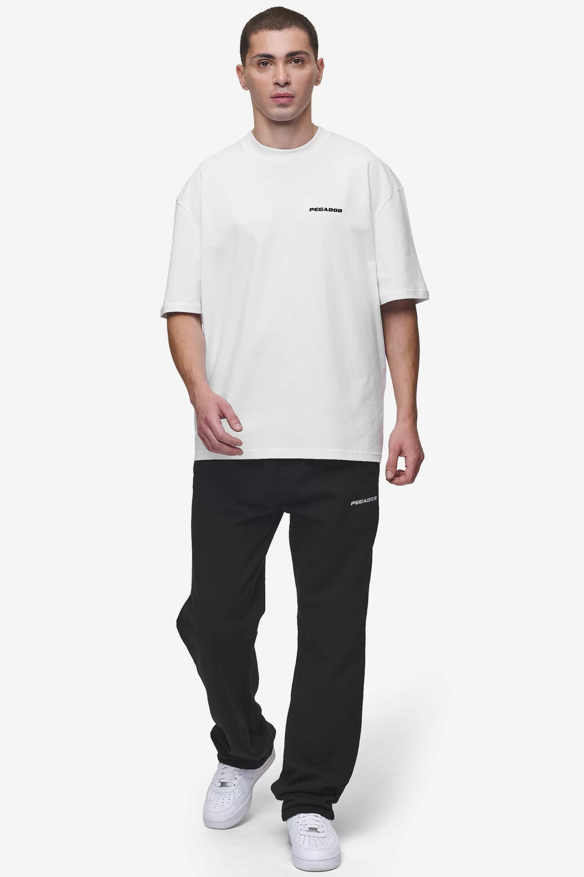 Cheap Pegador Logo Oversized Tee White