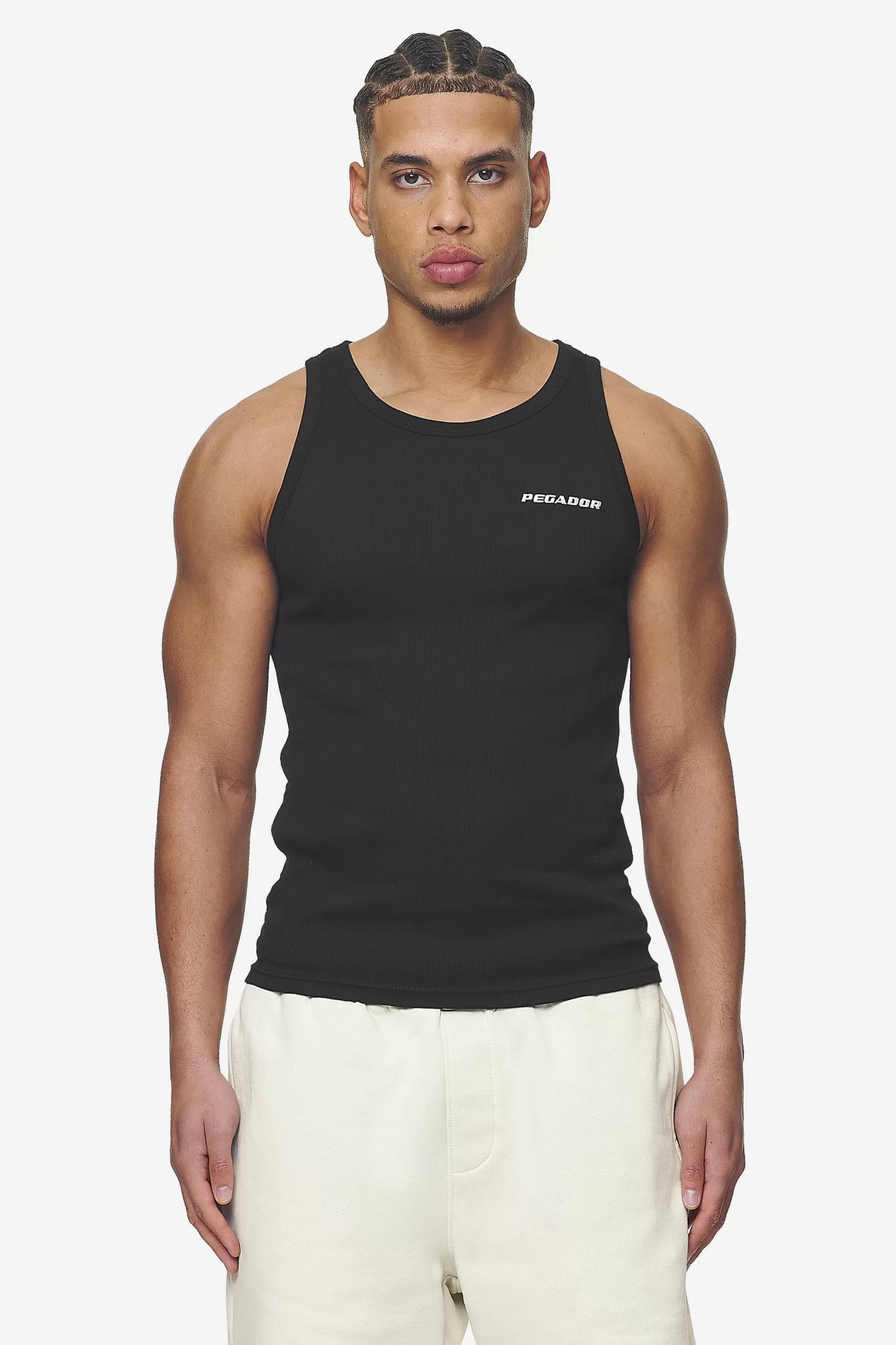 Online Pegador Logo Rib Undershirt Black