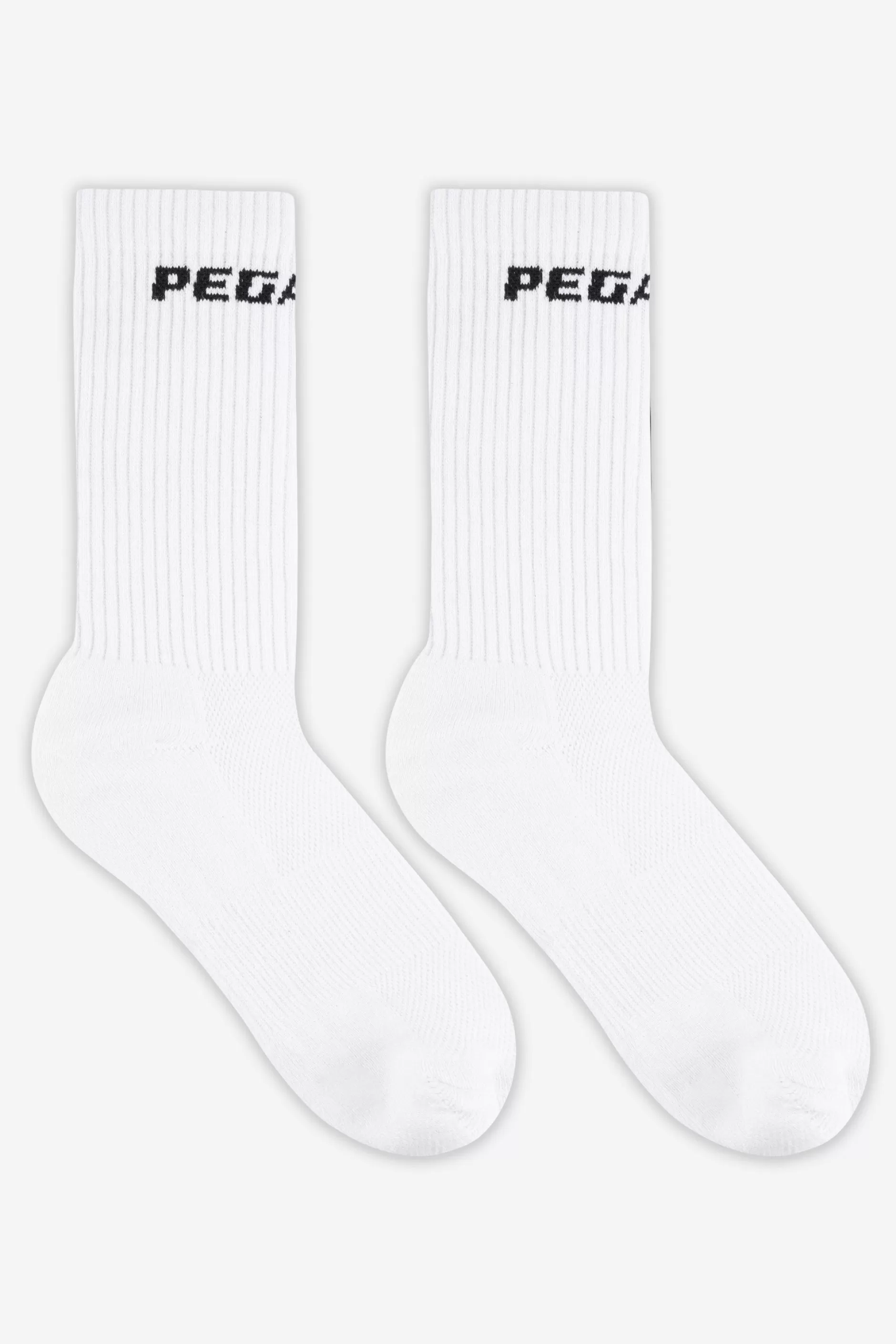 Sale Pegador Logo Socks Black White