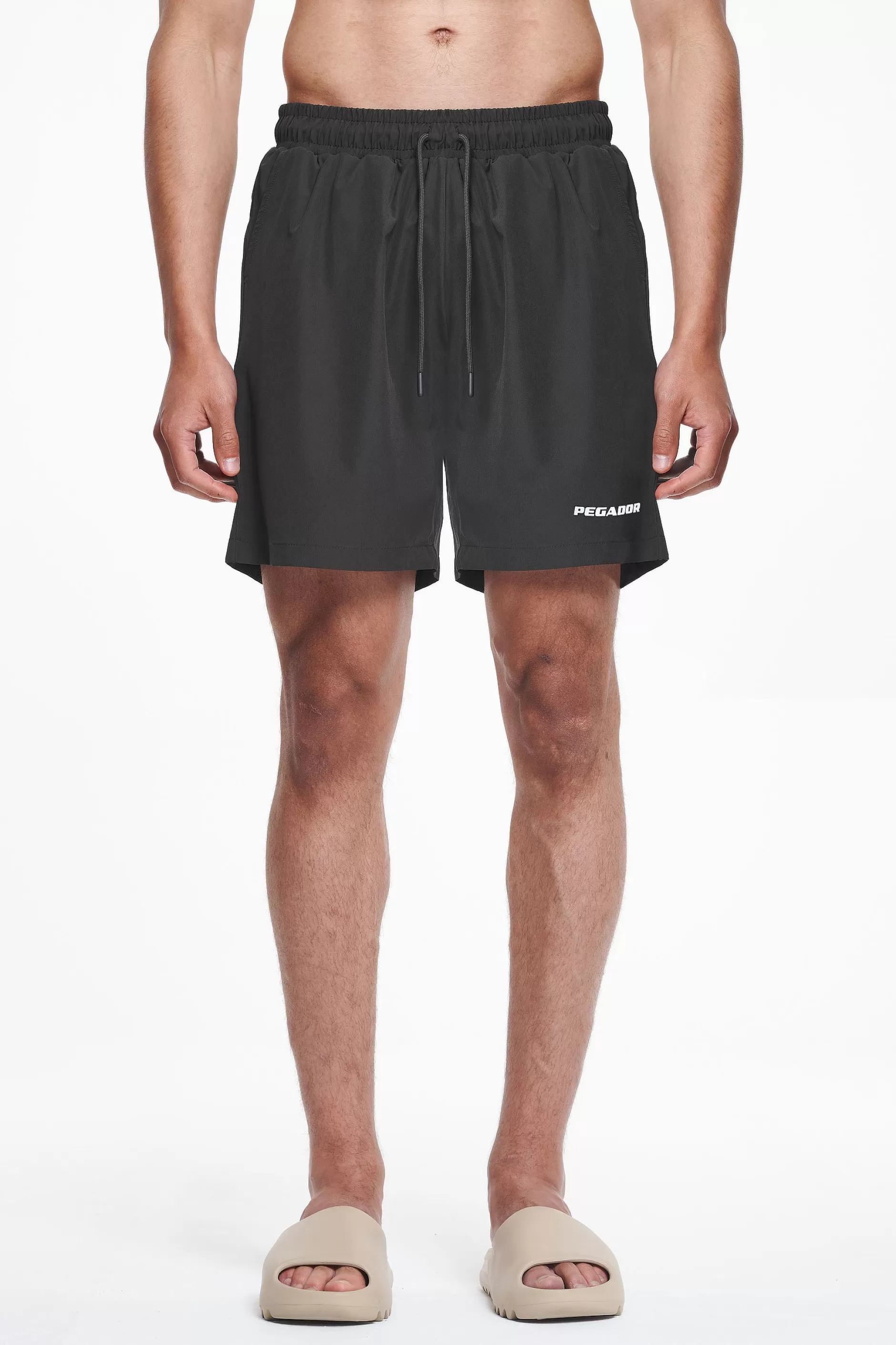 Flash Sale Pegador Logo Swim Shorts Black Ink