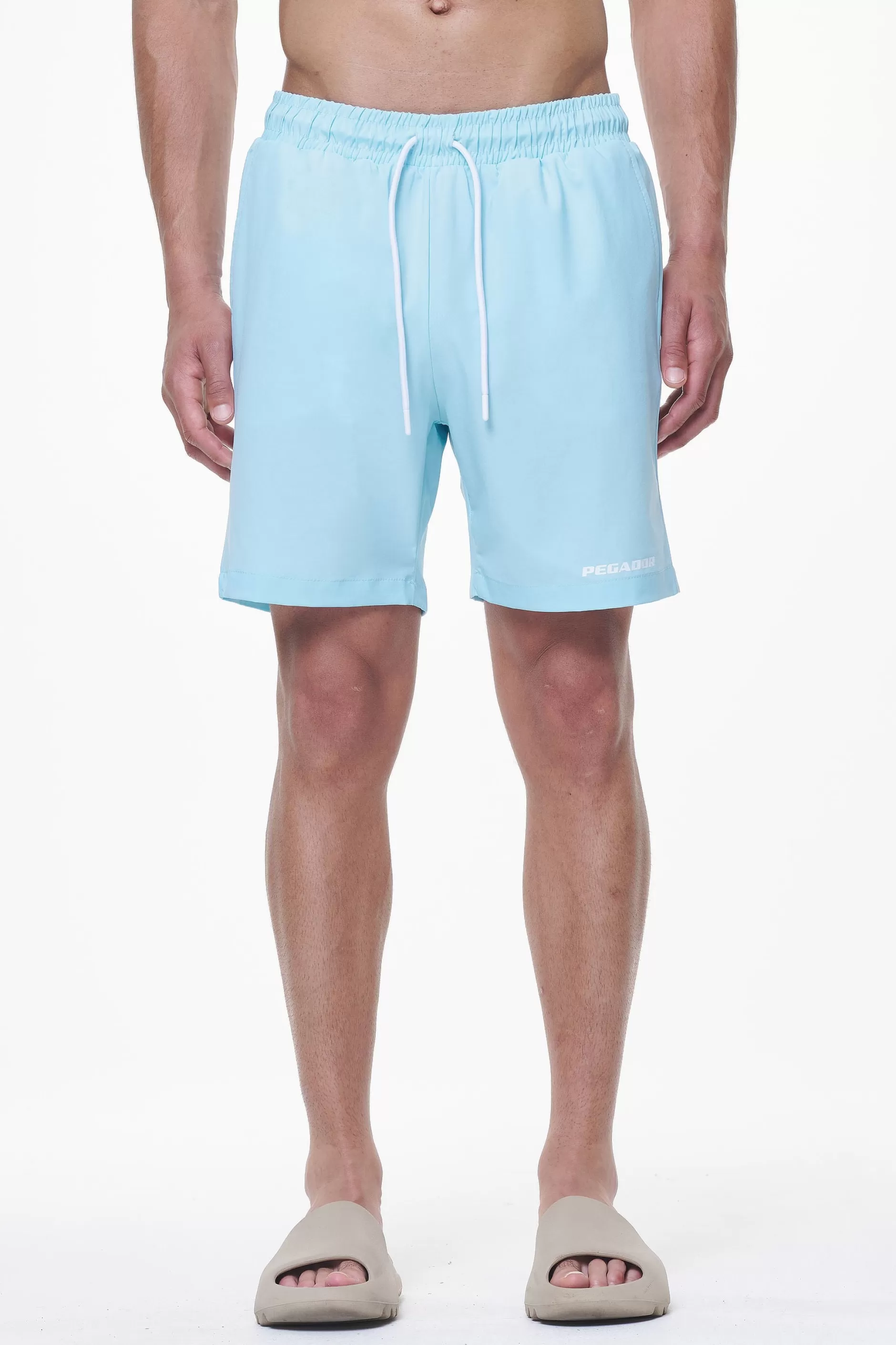 Fashion Pegador Logo Swim Shorts Riviera Blue