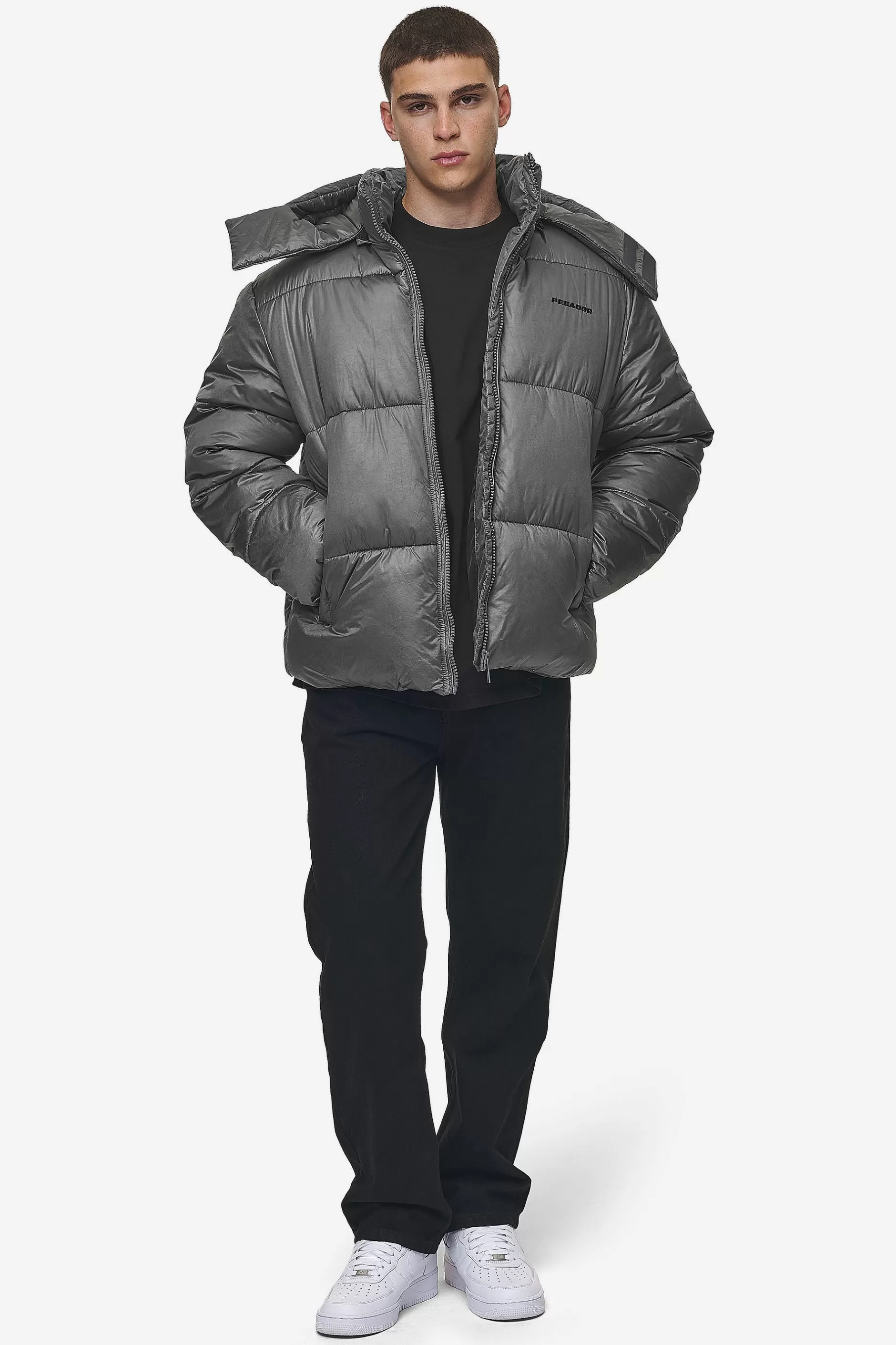 Cheap Pegador Marten Vintage Puffer Jacket Anthracite