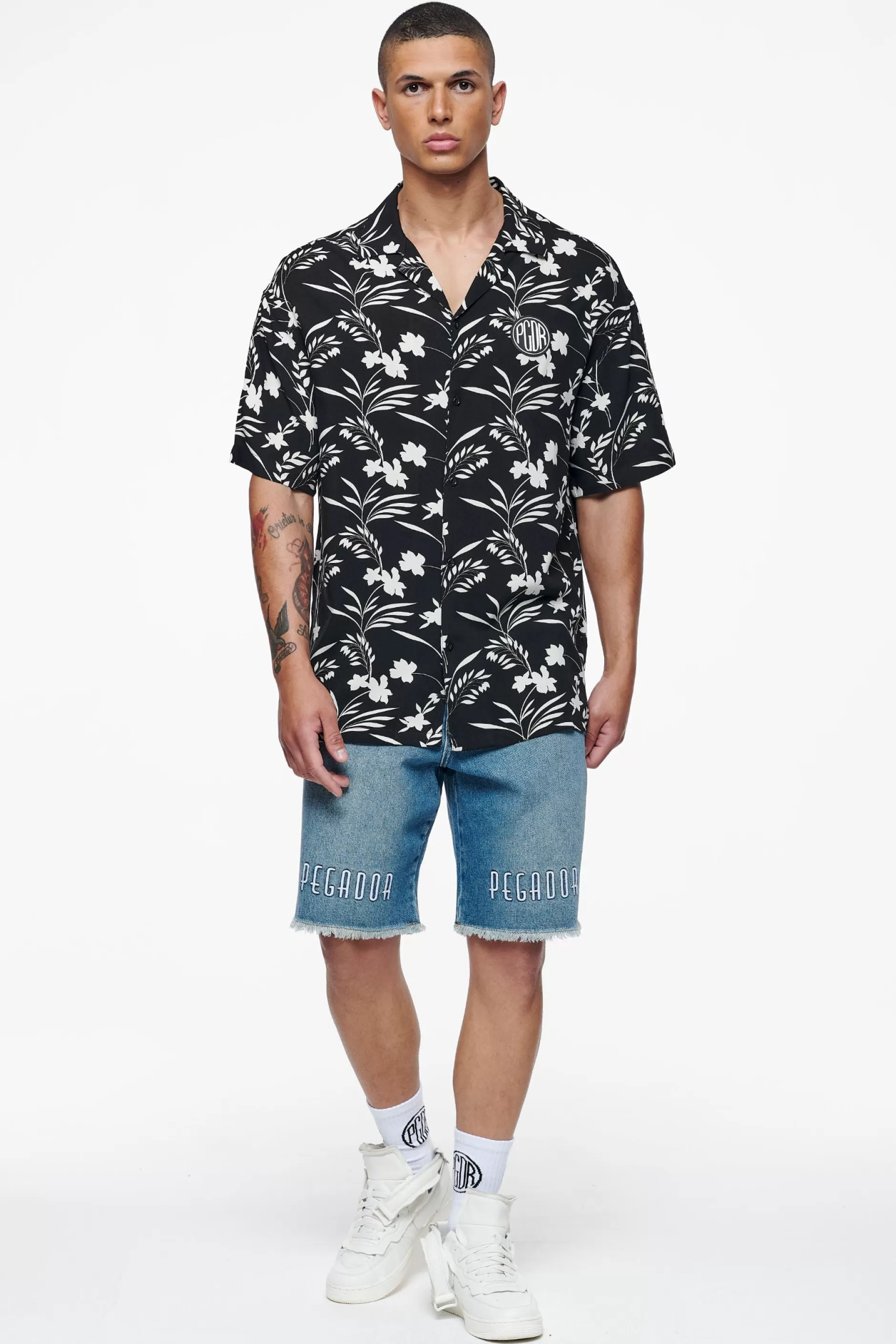 Online Pegador Massey Summer Shirt Black