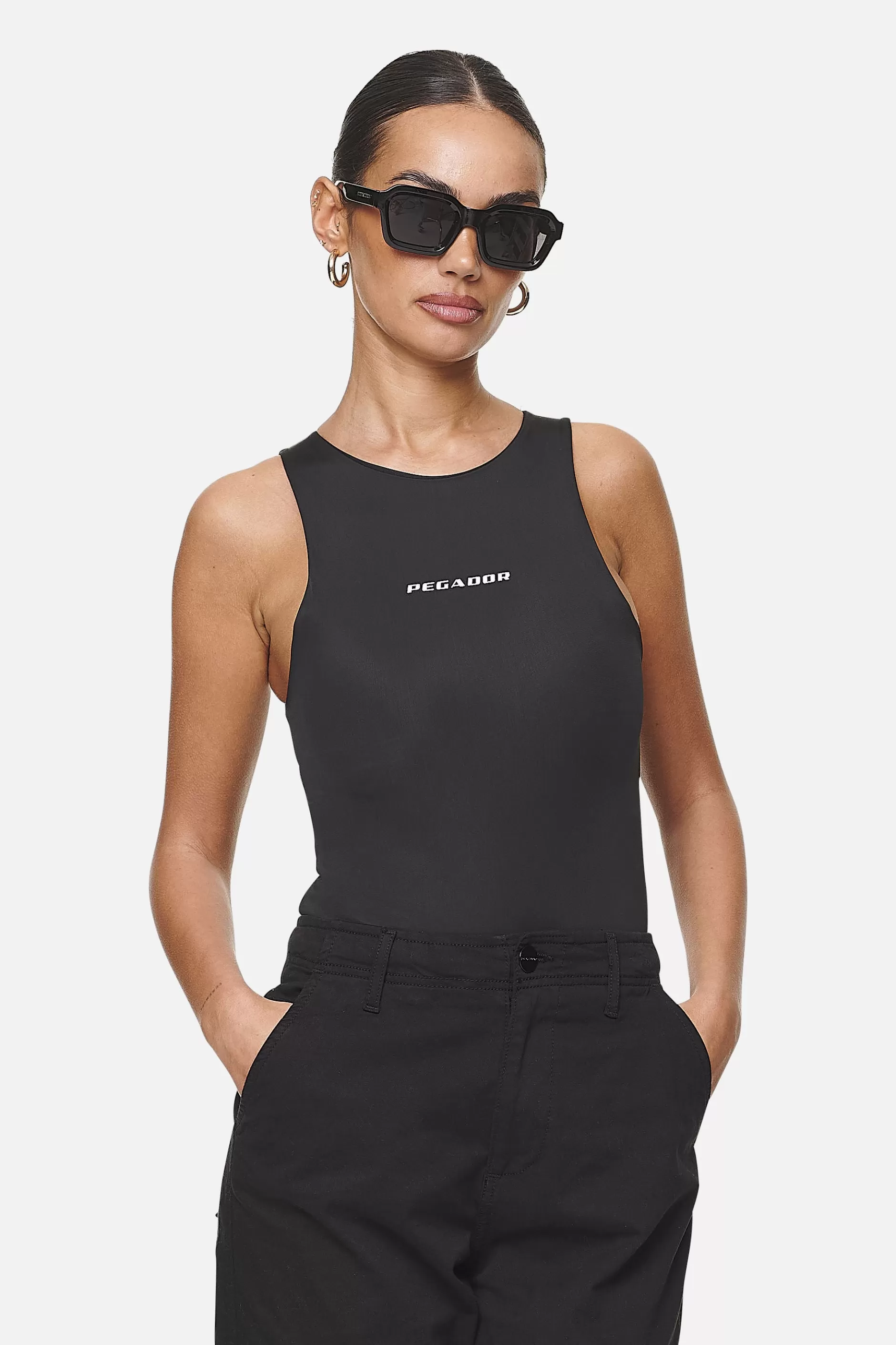 Discount Pegador Maya Bodysuit Black White