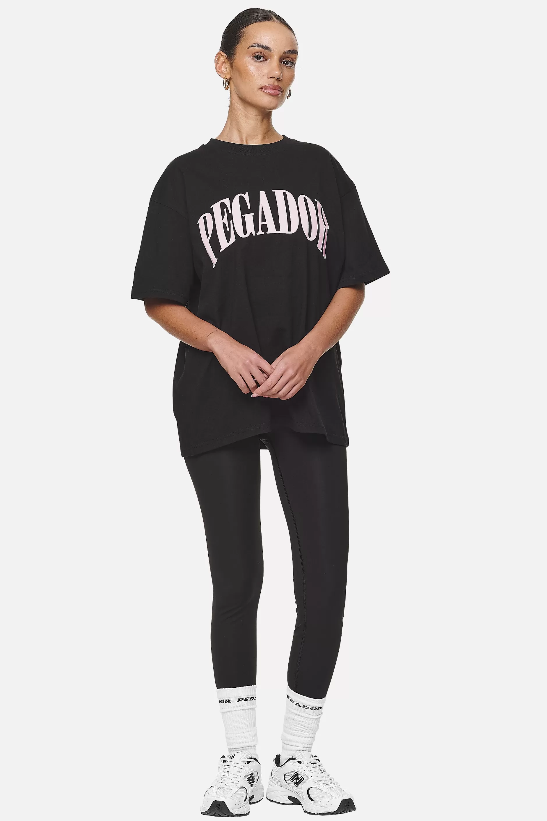 Outlet Pegador Miami Oversized Tee Flamingo Black