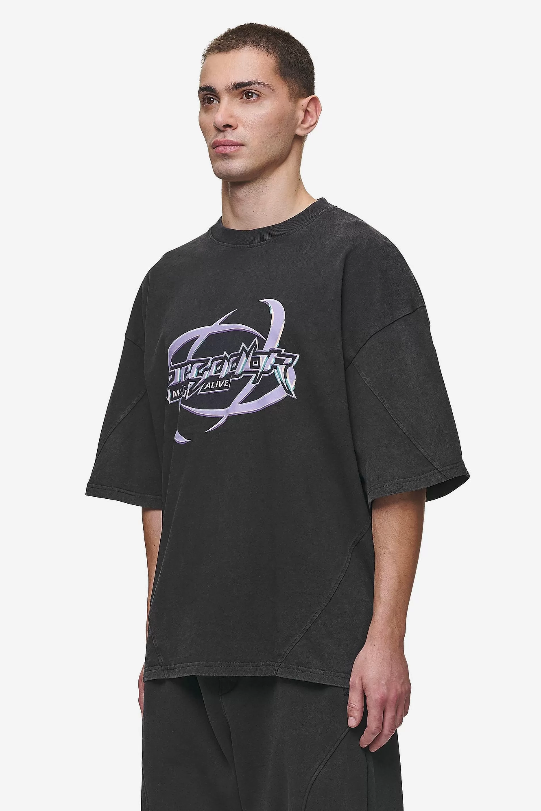 Fashion Pegador Mill Boxy Tee Vintage Black