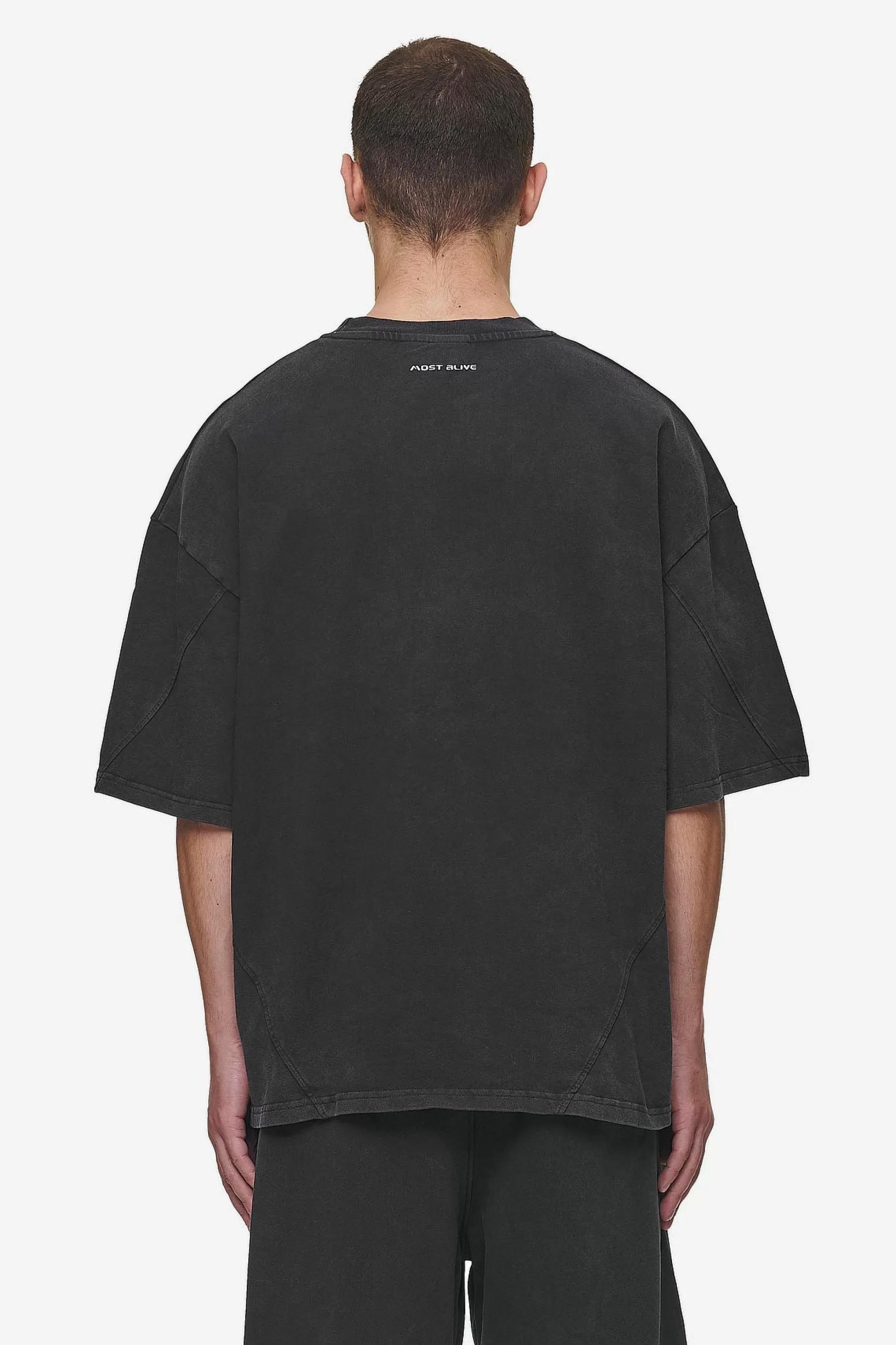 Fashion Pegador Mill Boxy Tee Vintage Black