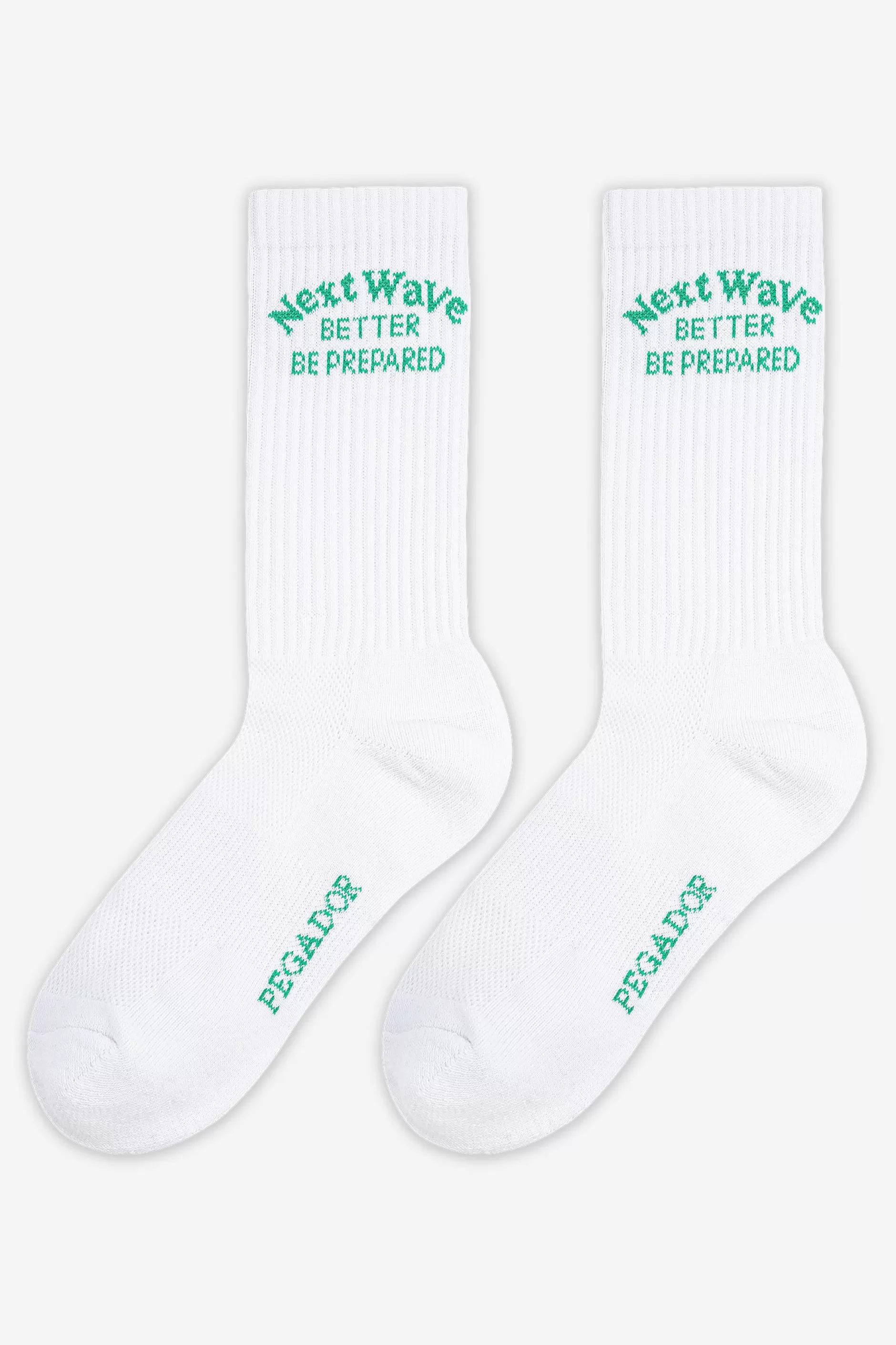 Discount Pegador Naia Socks White Peppermint Green