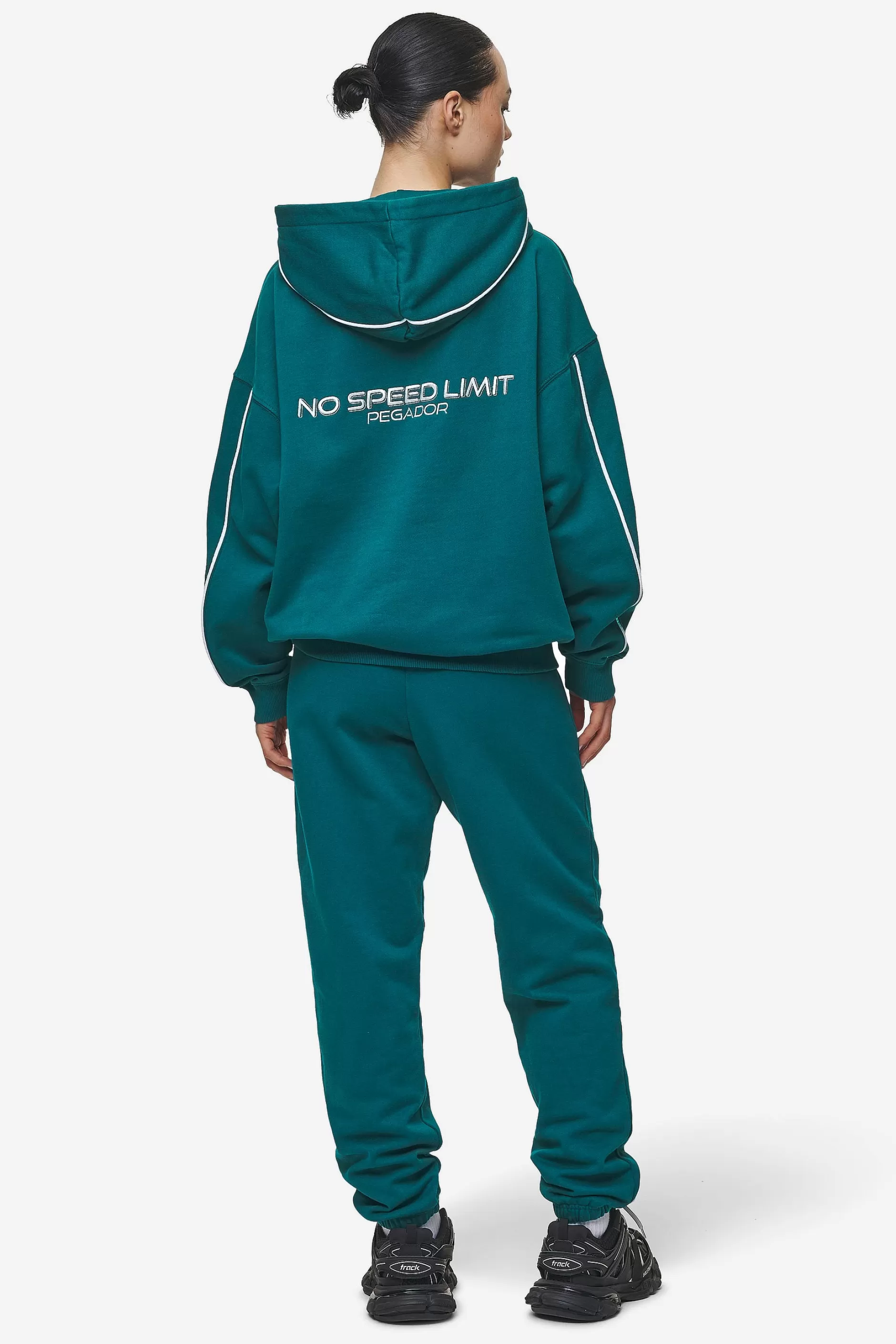 New Pegador Naomi Oversized Hoodie Washed Urban Turquoise