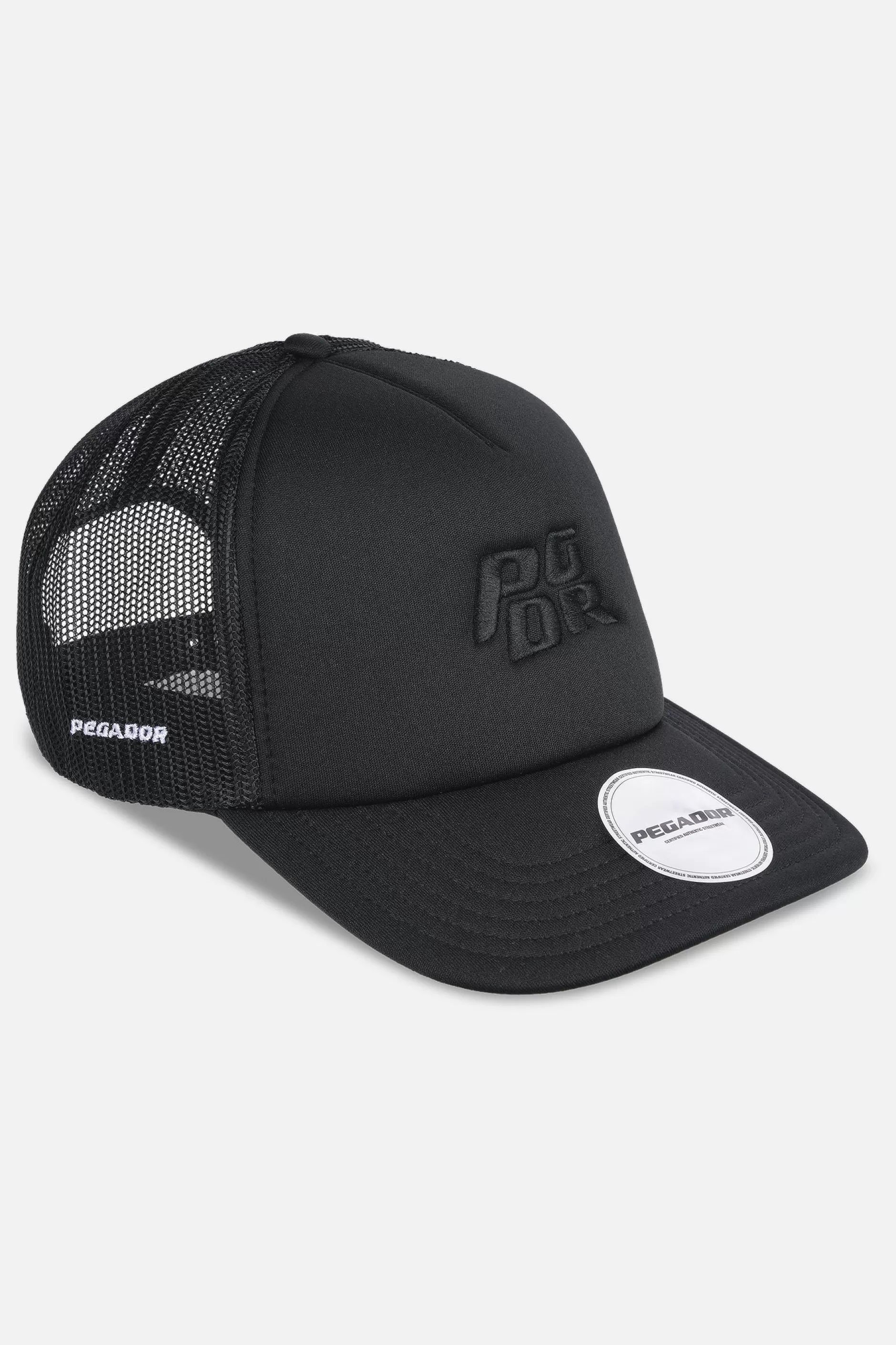 Best Pegador Narson Trucker Cap Black Cool Grey