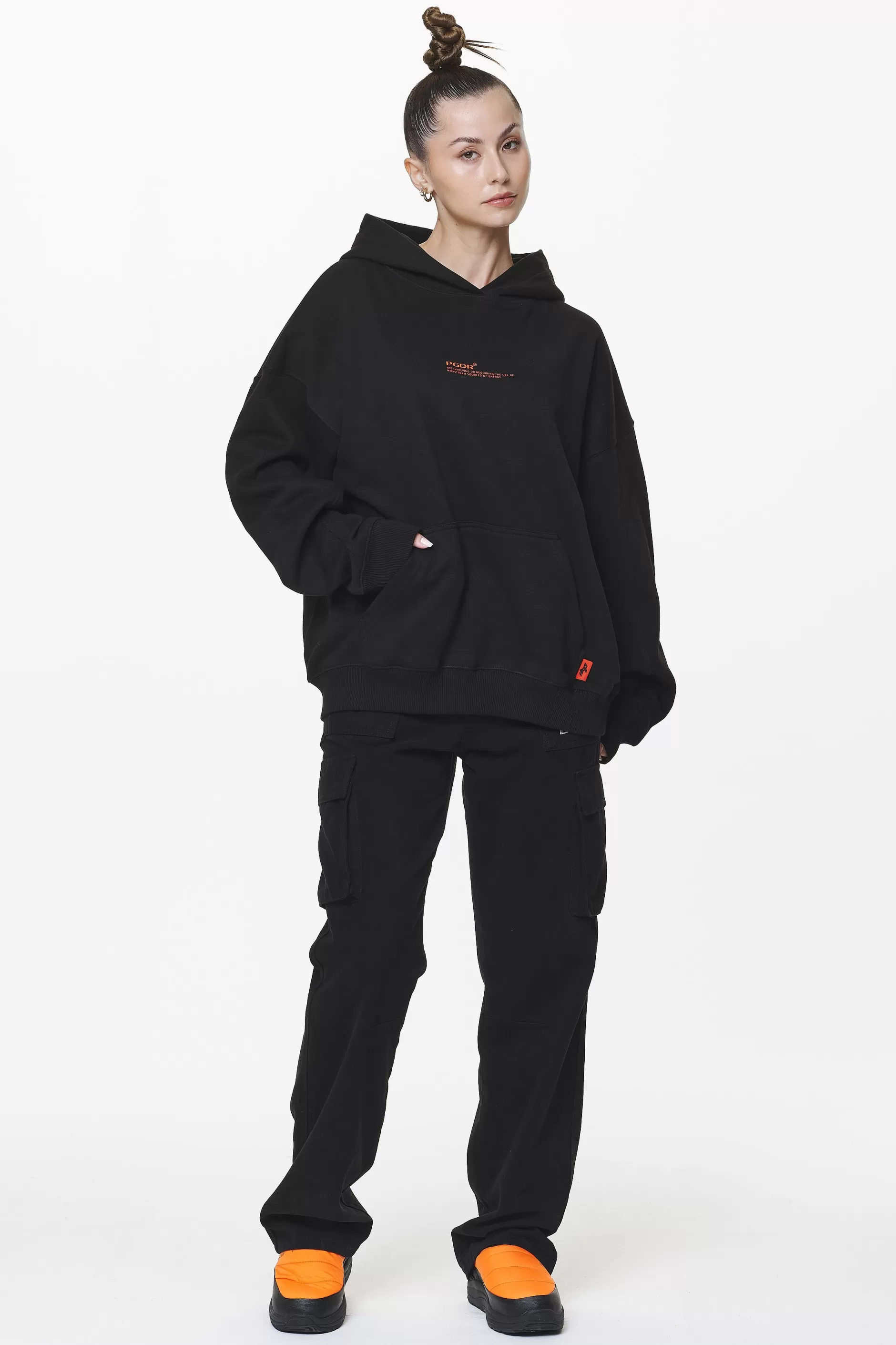 Cheap Pegador Navisk Oversized Hoodie Black