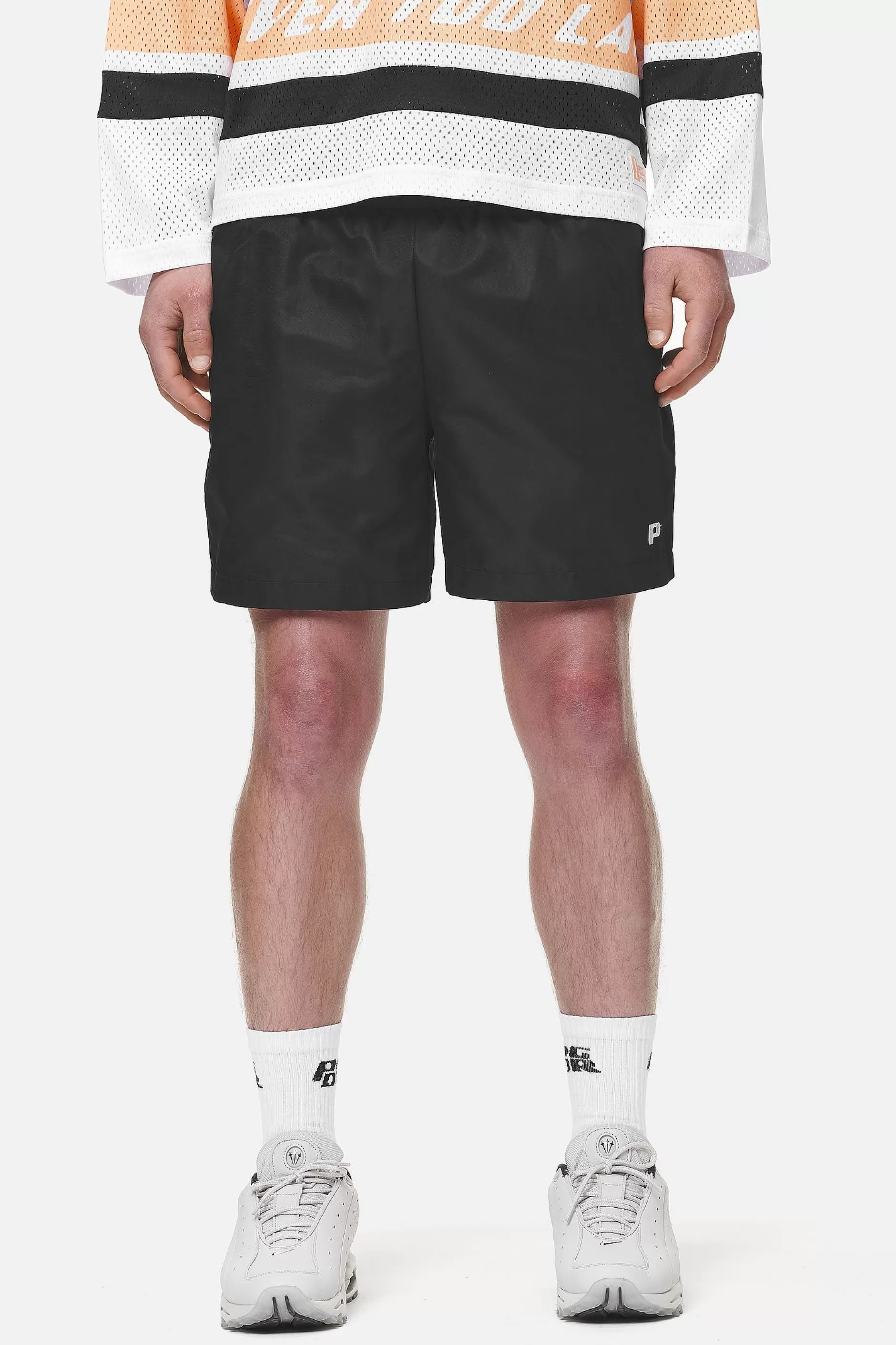 Cheap Pegador P Logo Basic Shorts Black