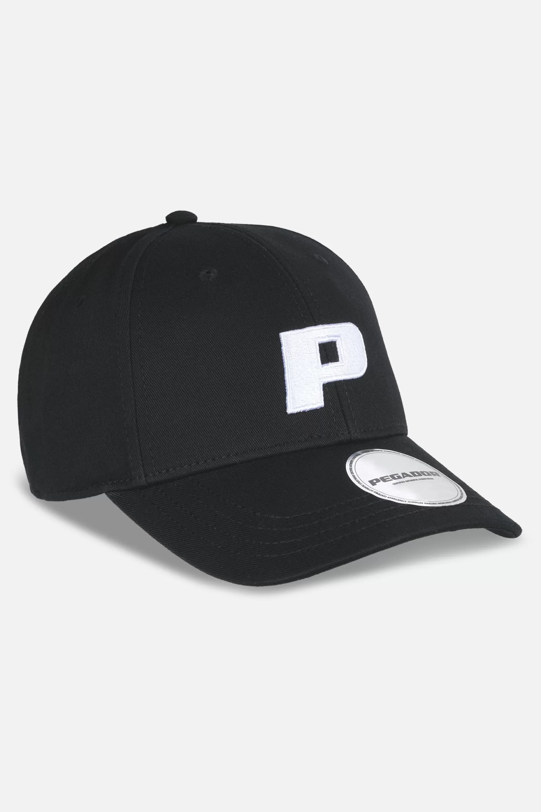 Shop Pegador P Logo Cap Black White