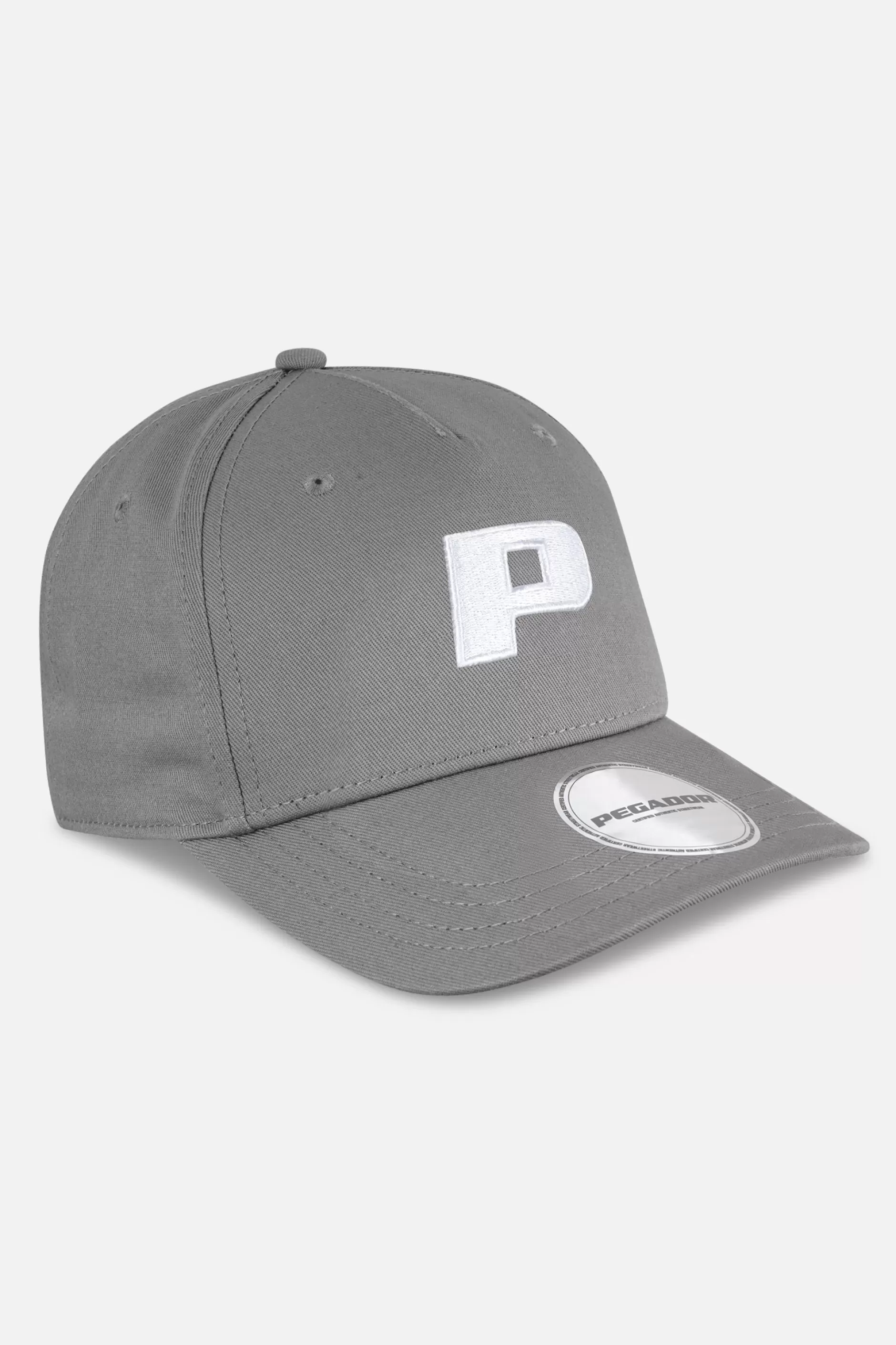 Cheap Pegador P Logo Cap Cool Grey White