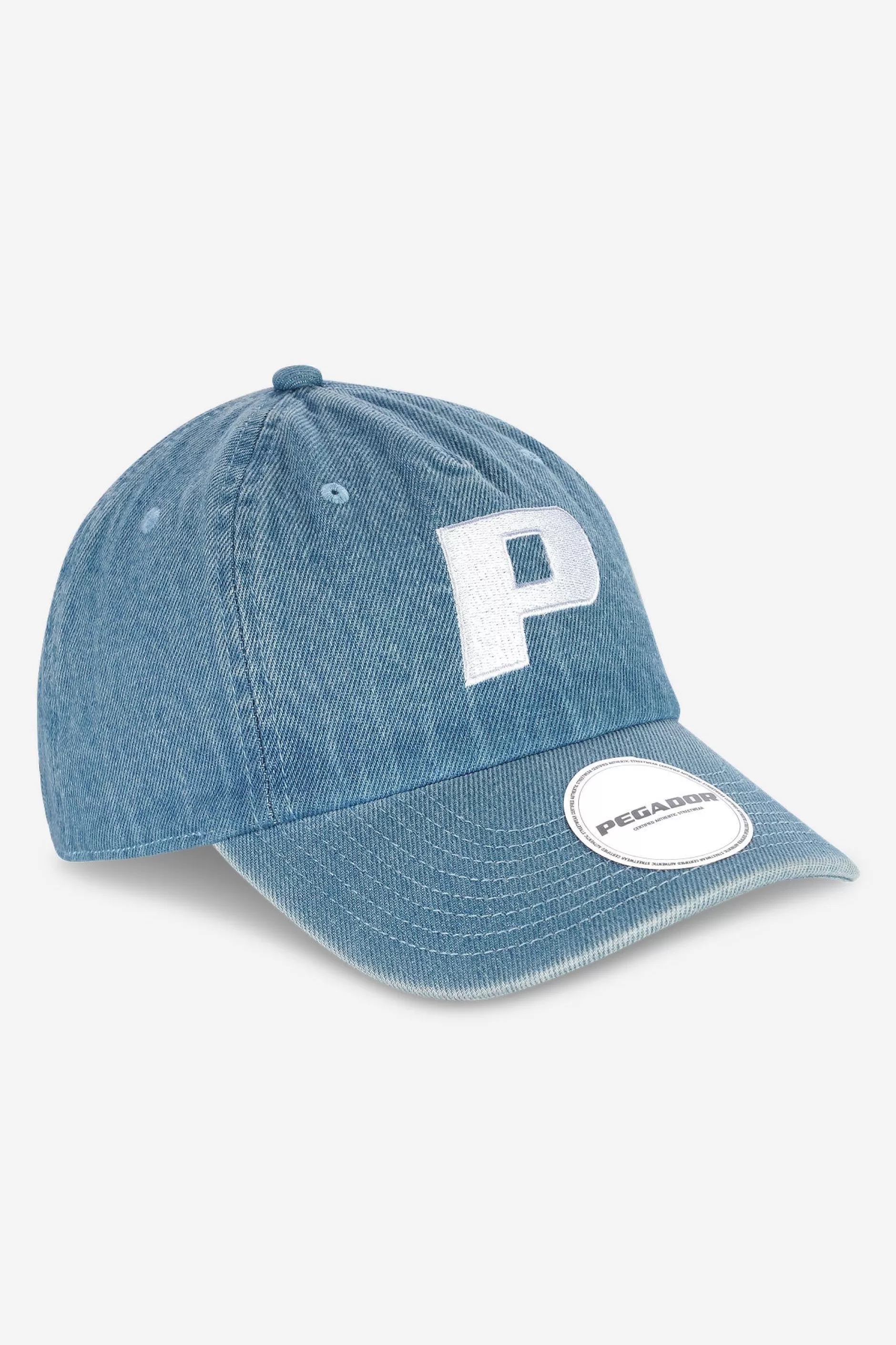 Store Pegador P Logo Denim Cap Baby Blue