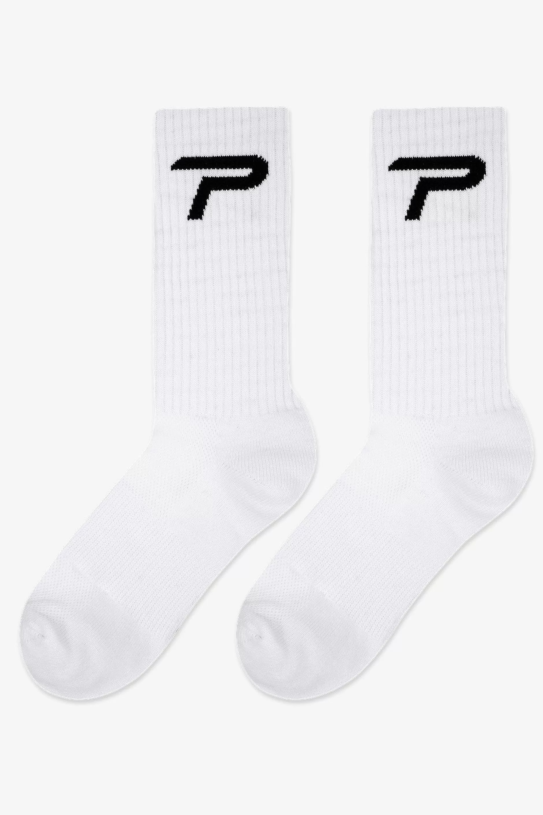 Discount Pegador P Socks White Black