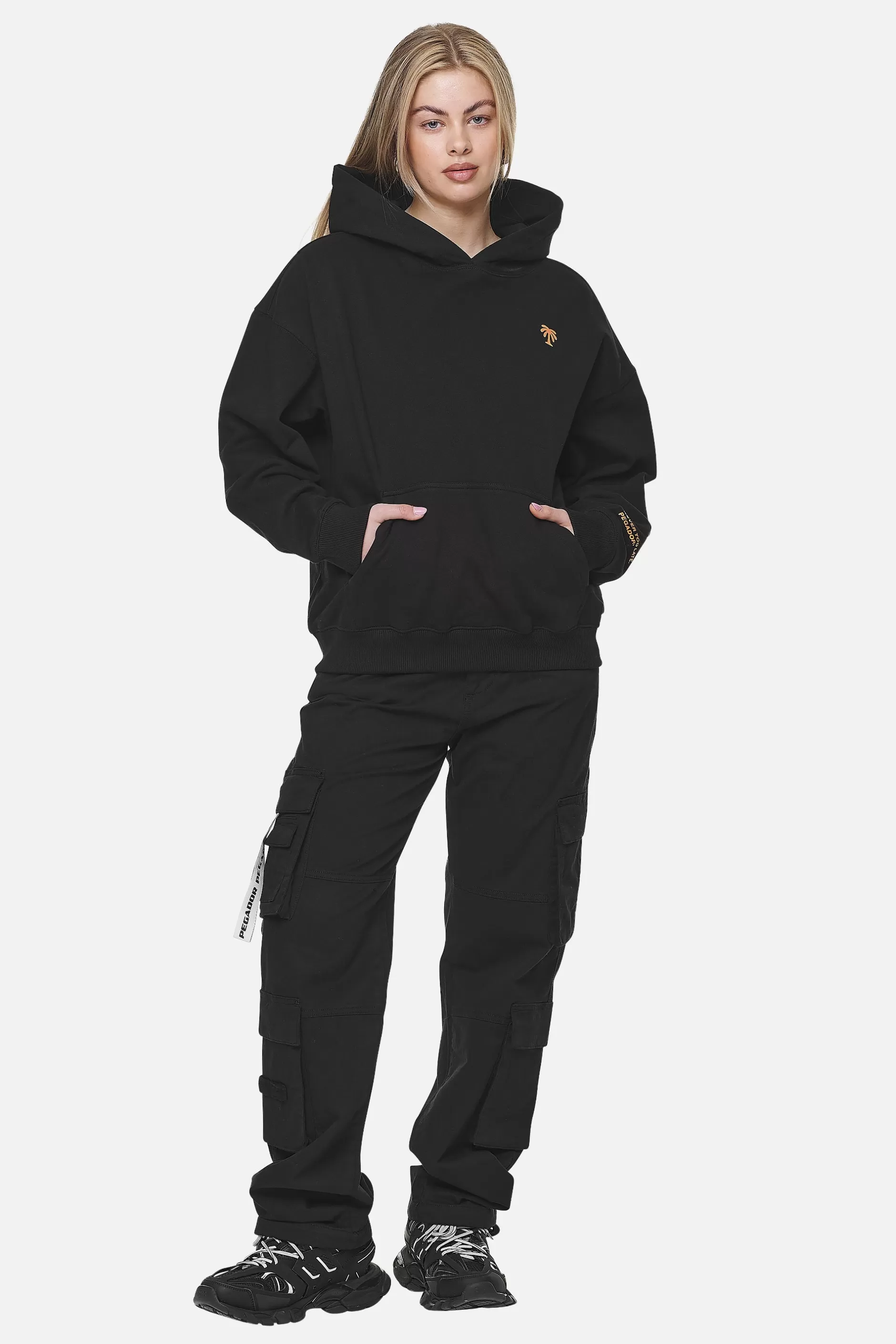 Discount Pegador Palmyra Oversized Hoodie  Black